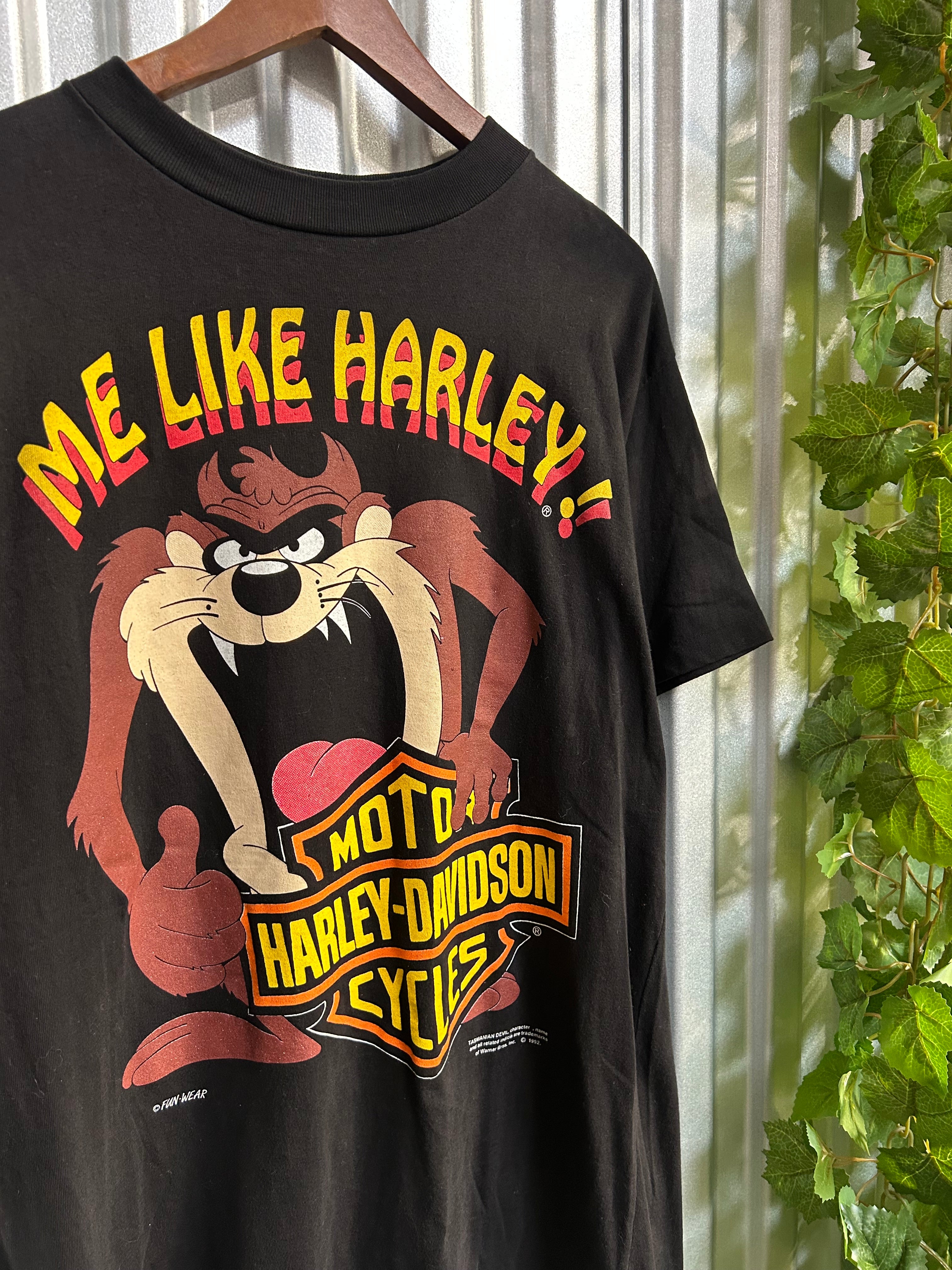 Vintage Harley Davidson Tasmanian Devil T-shirt - Size Large