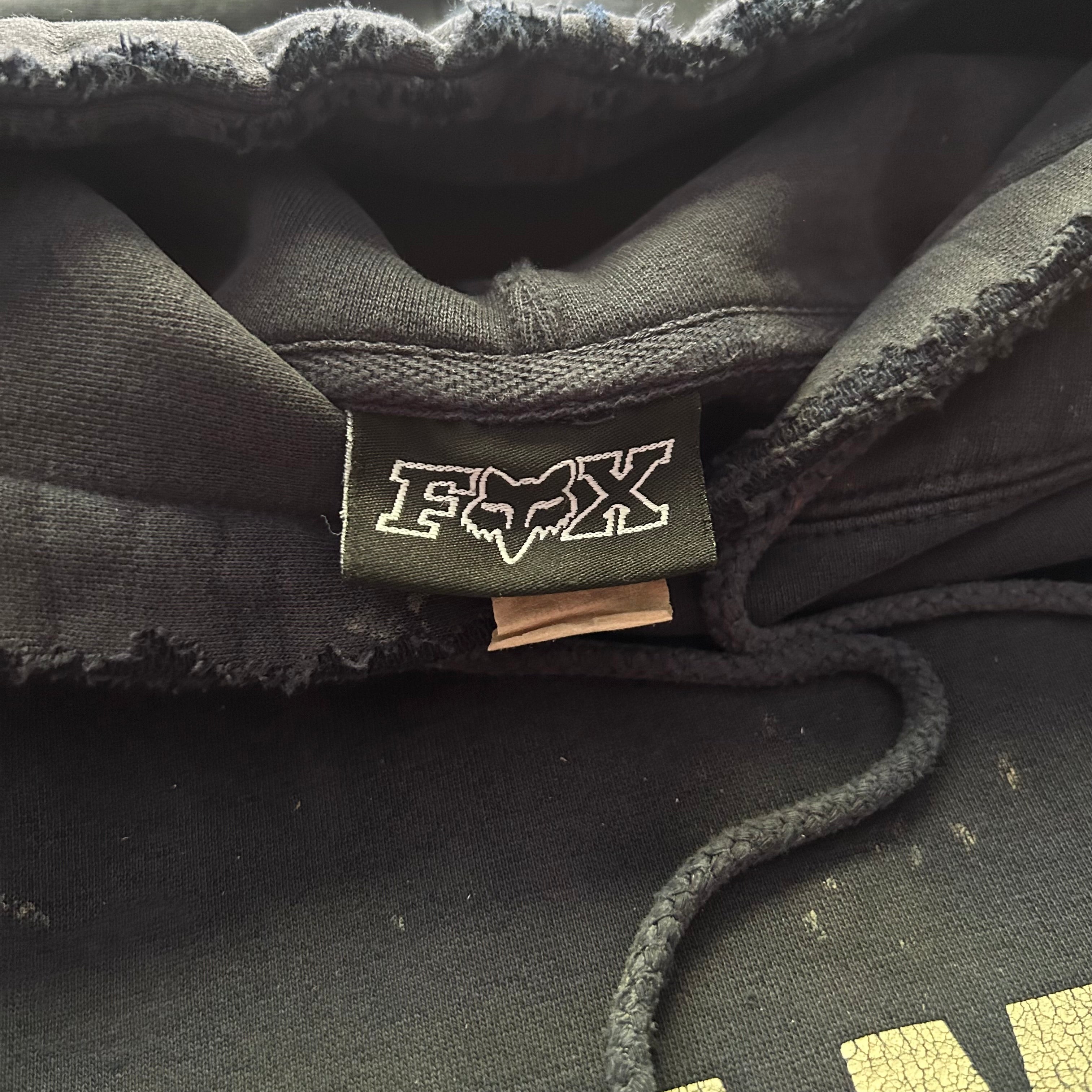Vintage Thrashed Yamaha Fox Racing Hoodie