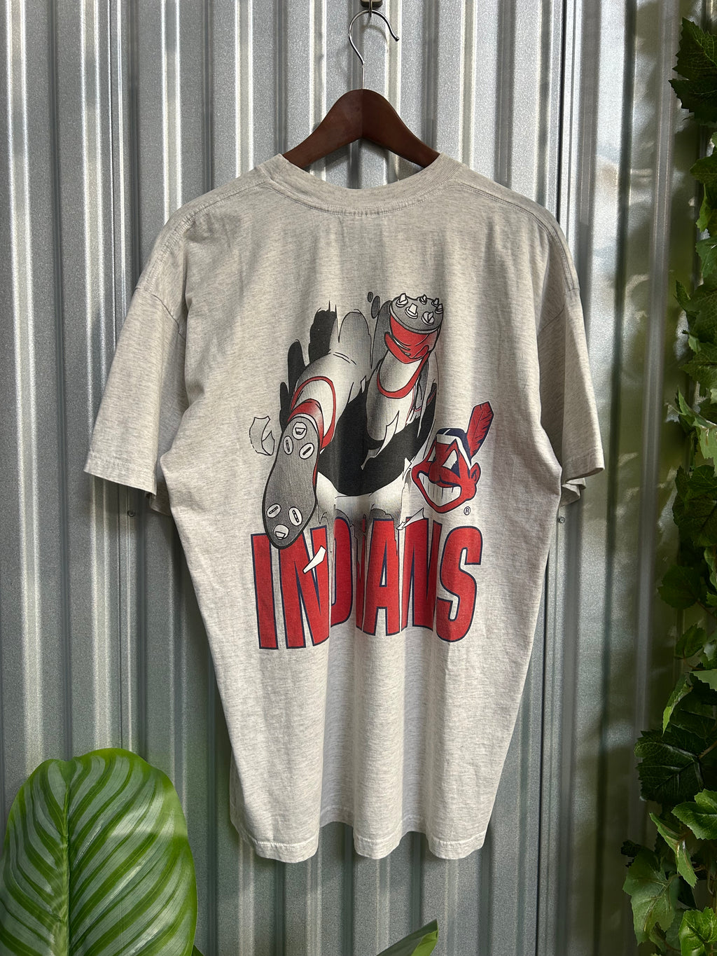 Vintage Cleveland Indians Breakthrough T-shirt - Size Large