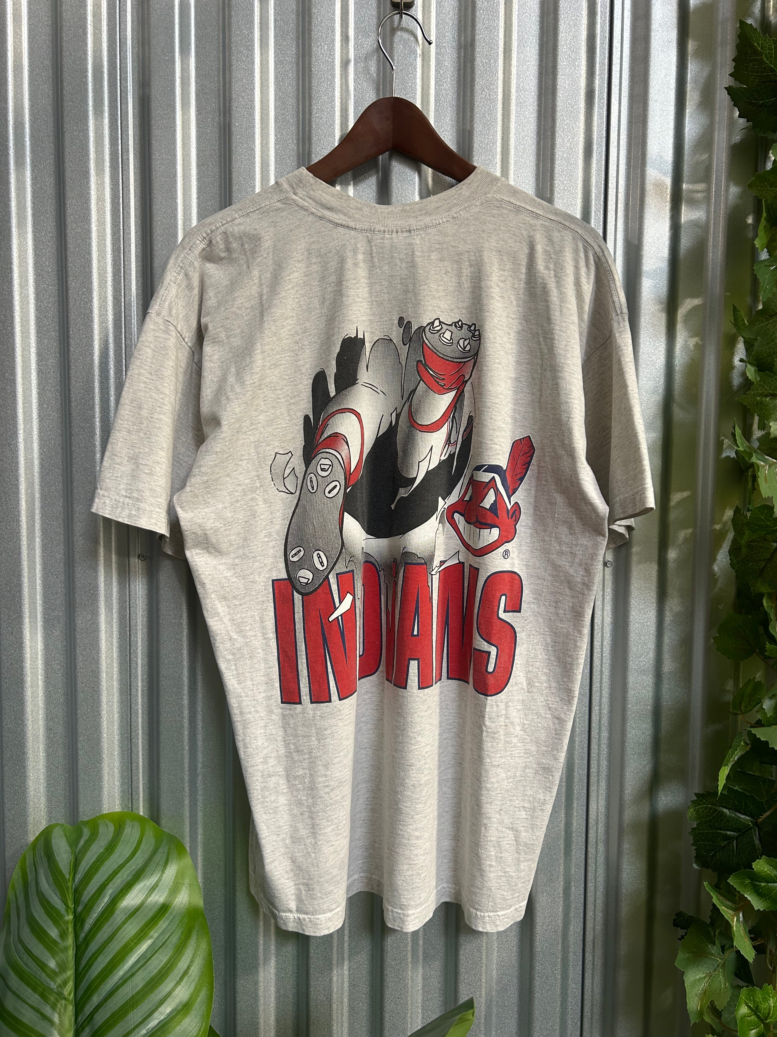 Vintage Cleveland Indians Breakthrough T-shirt - Size Large