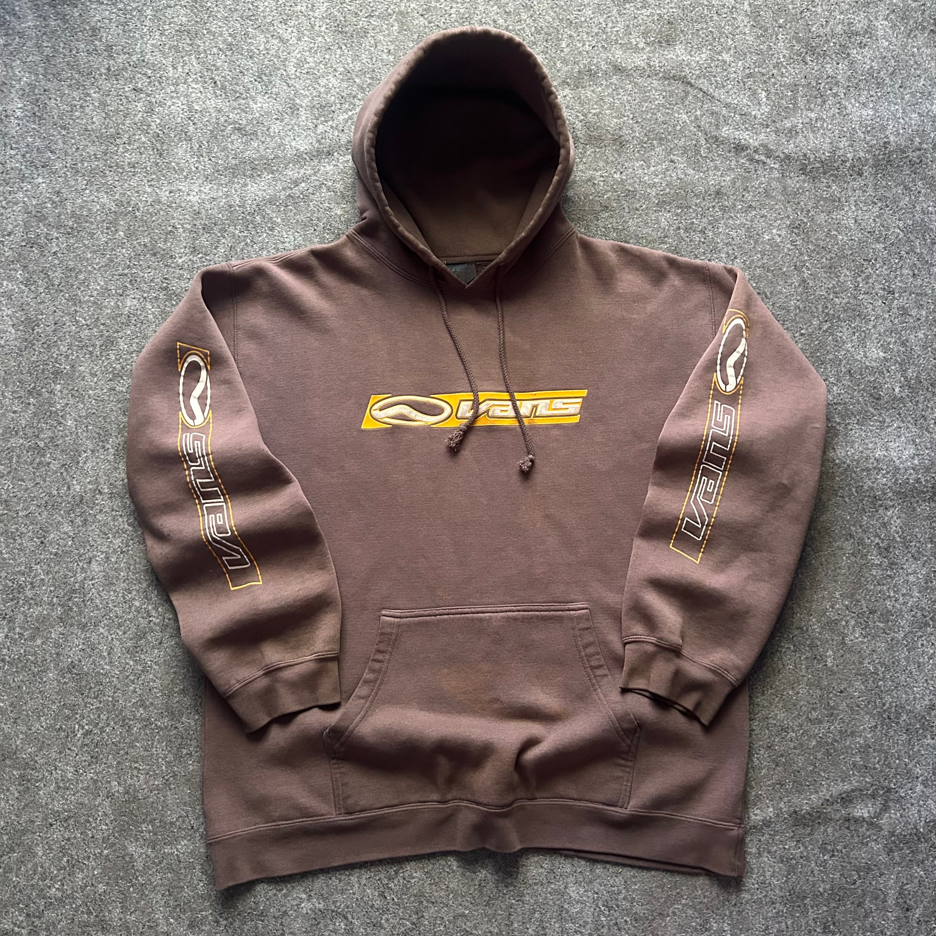 Vintage Distressed & Faded Vans Hoodie