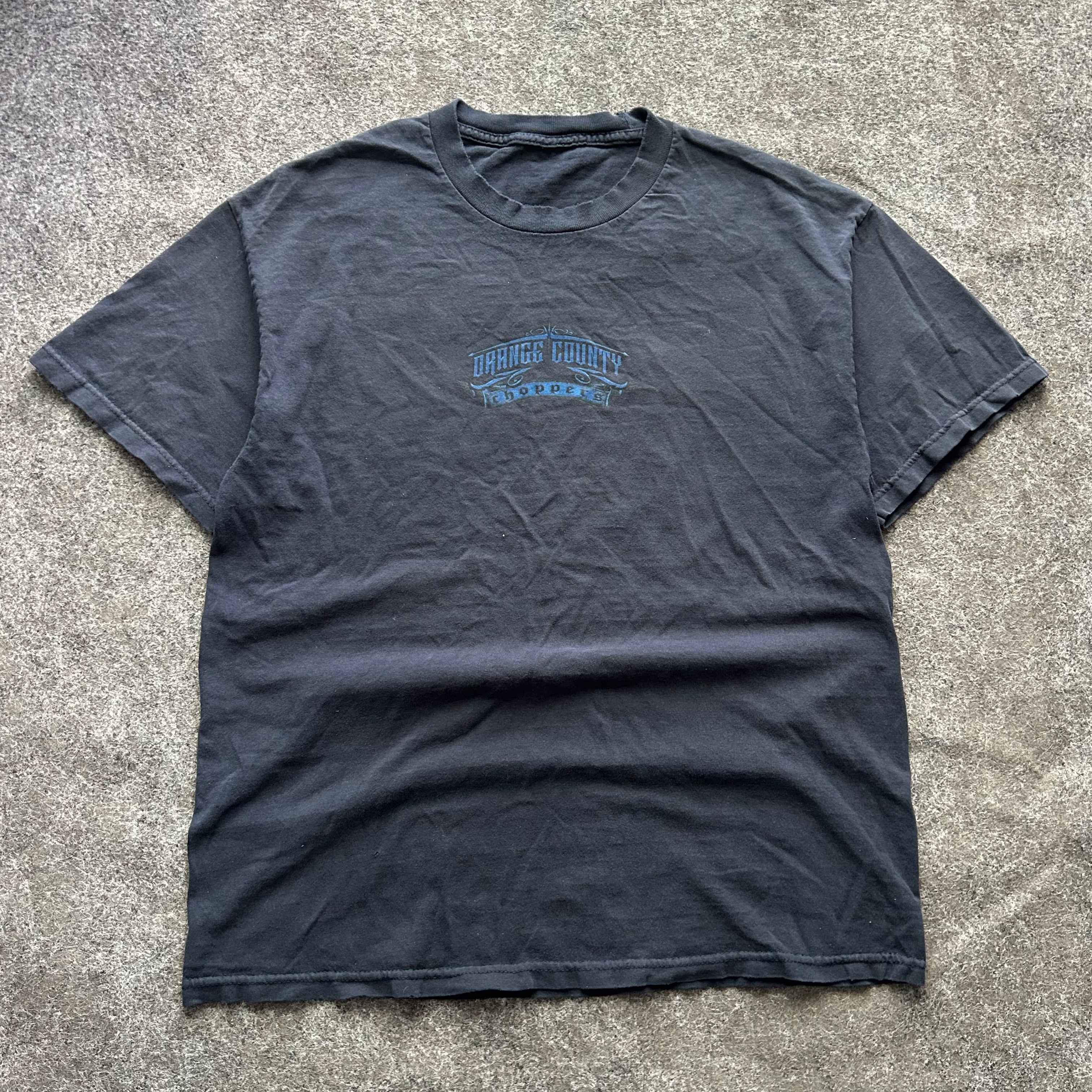 Vintage Orange County Choppers Biker Navy T-shirt