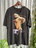 Vintage Garth Brooks Slit Neck Band T-shirt - Size XL