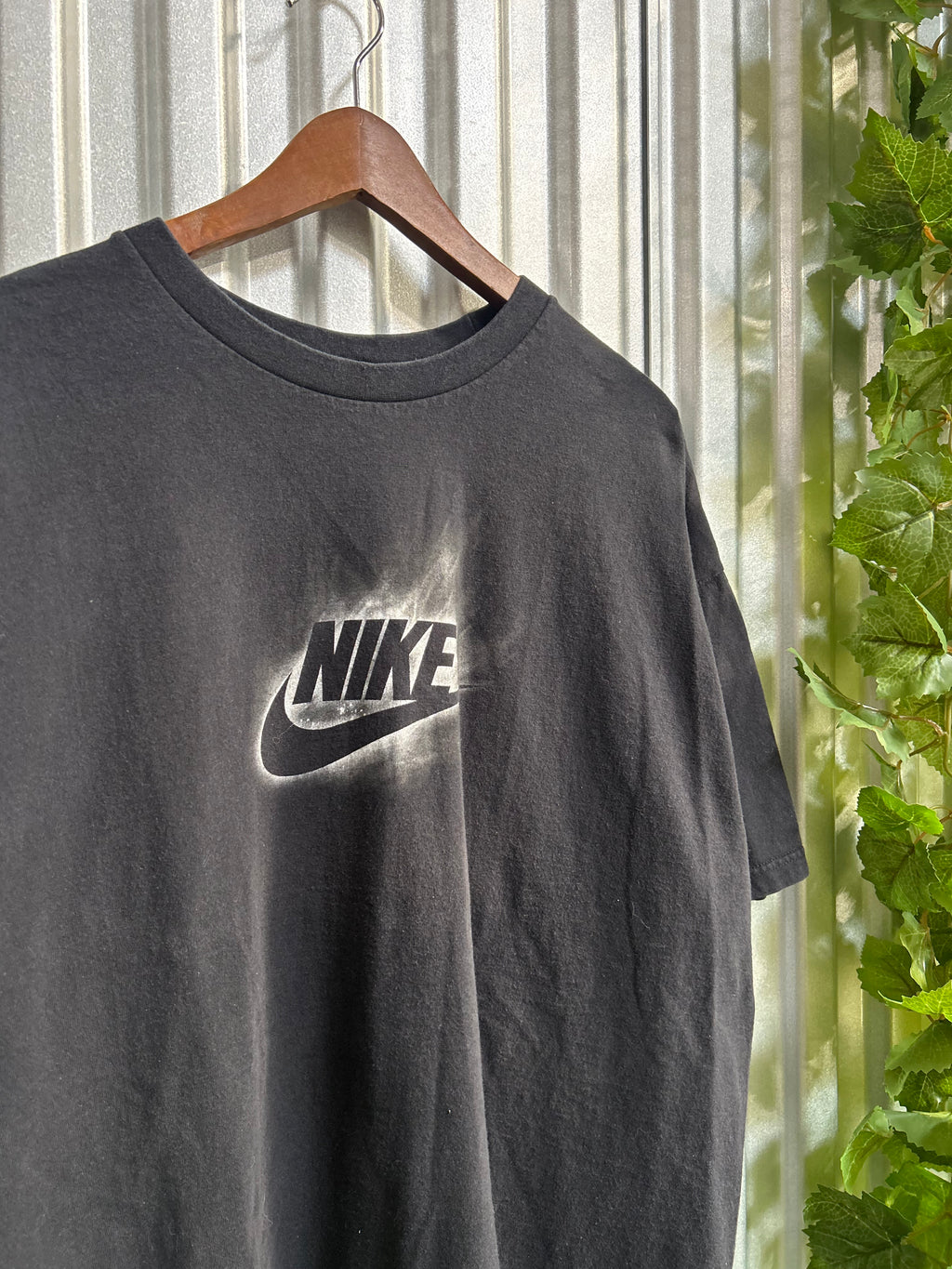 Vintage Nike Go Like Hell White Flame  Black T-shirt - Size XL