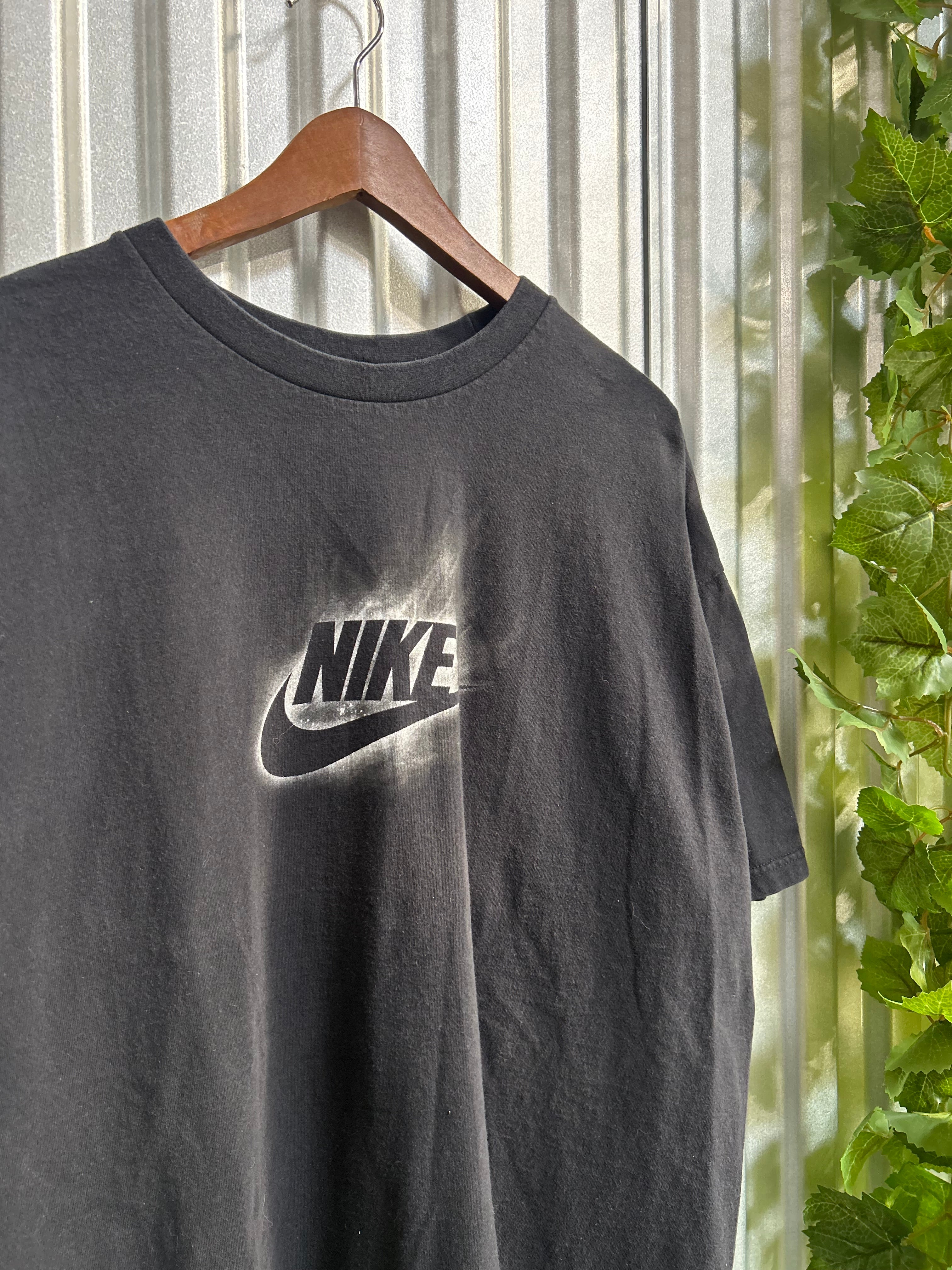 Vintage Nike Go Like Hell White Flame  Black T-shirt - Size XL