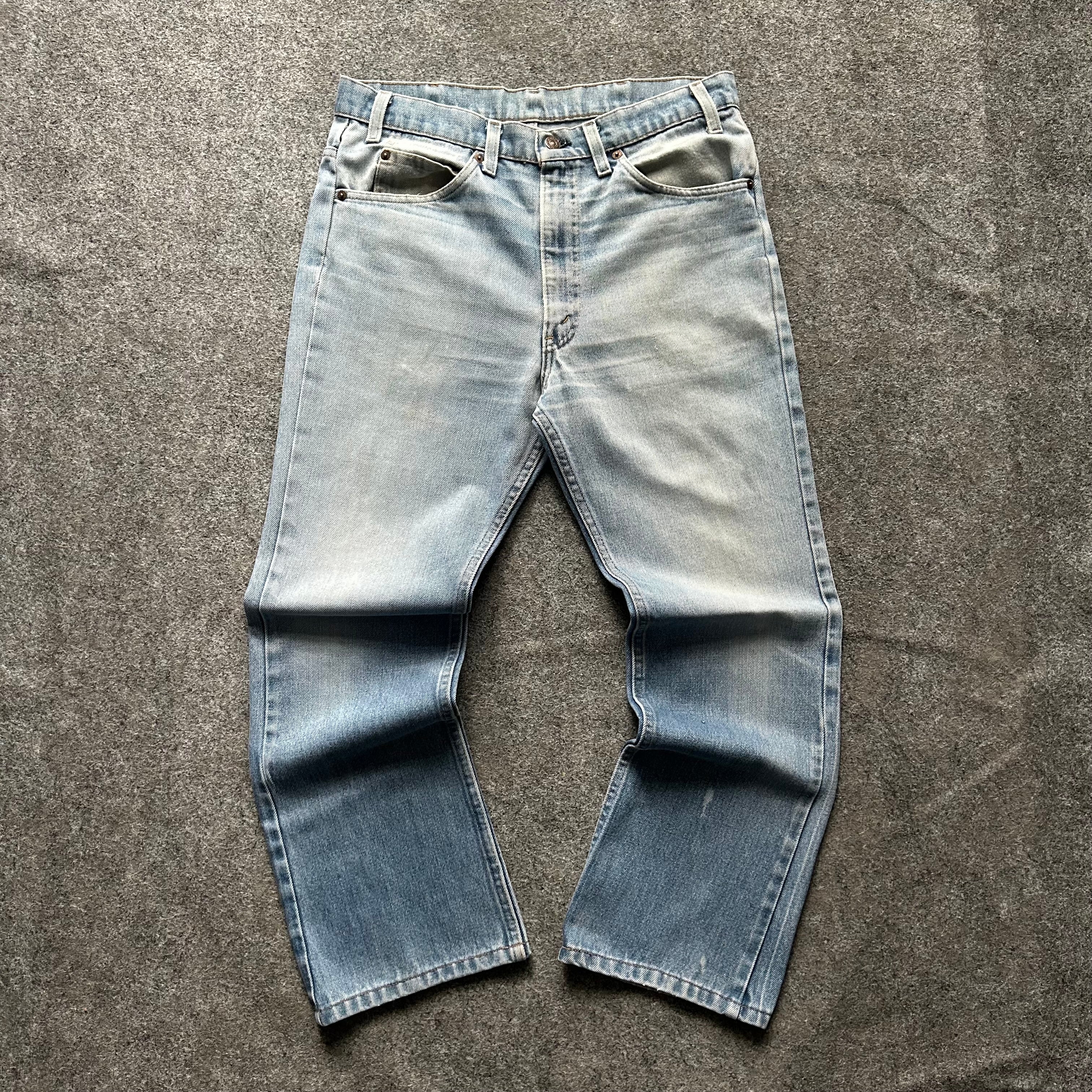 Vintage Faded Blue Levi’s Orange Tab BIG E Jeans