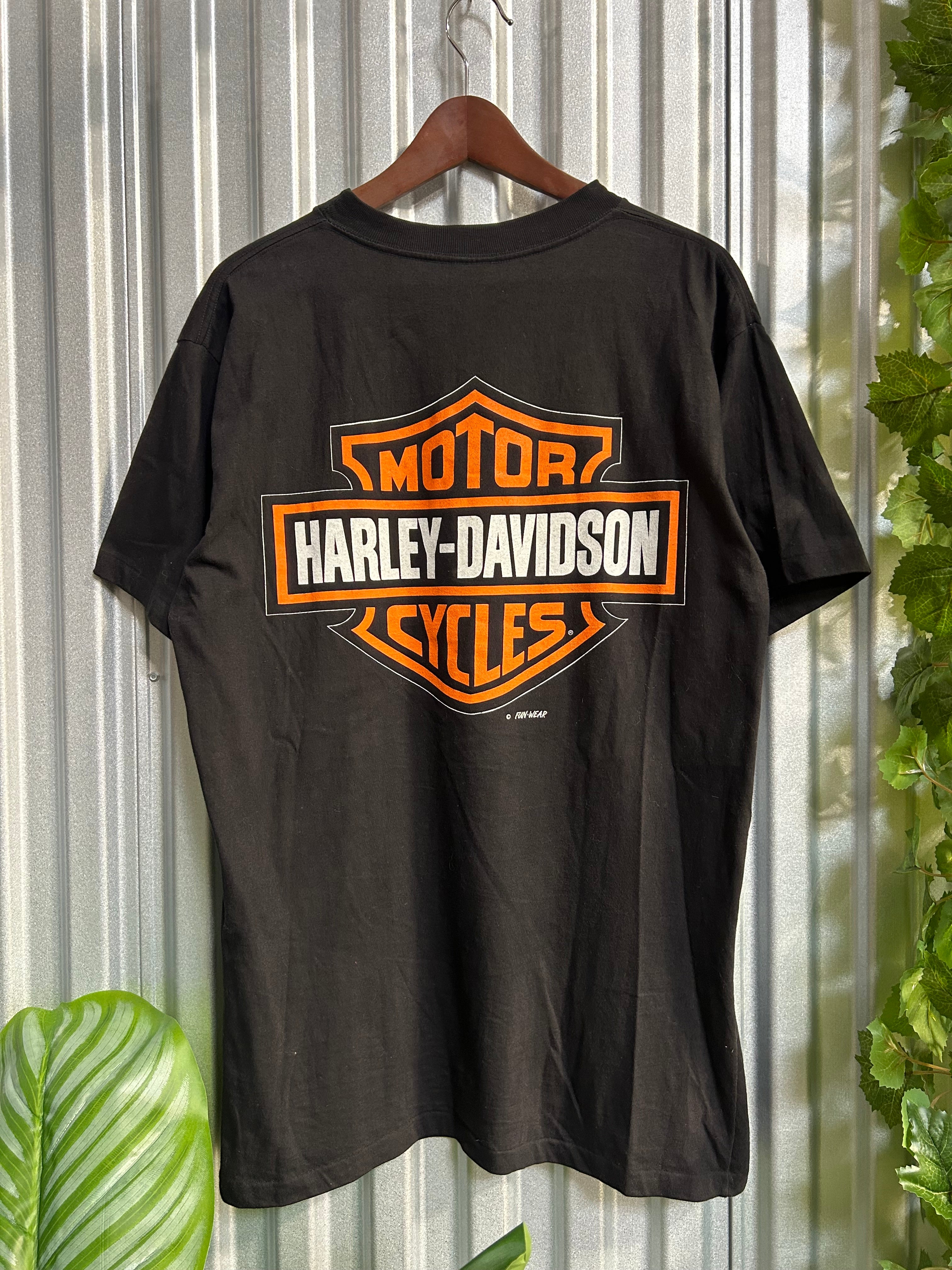 Vintage Harley Davidson Tasmanian Devil T-shirt - Size Large