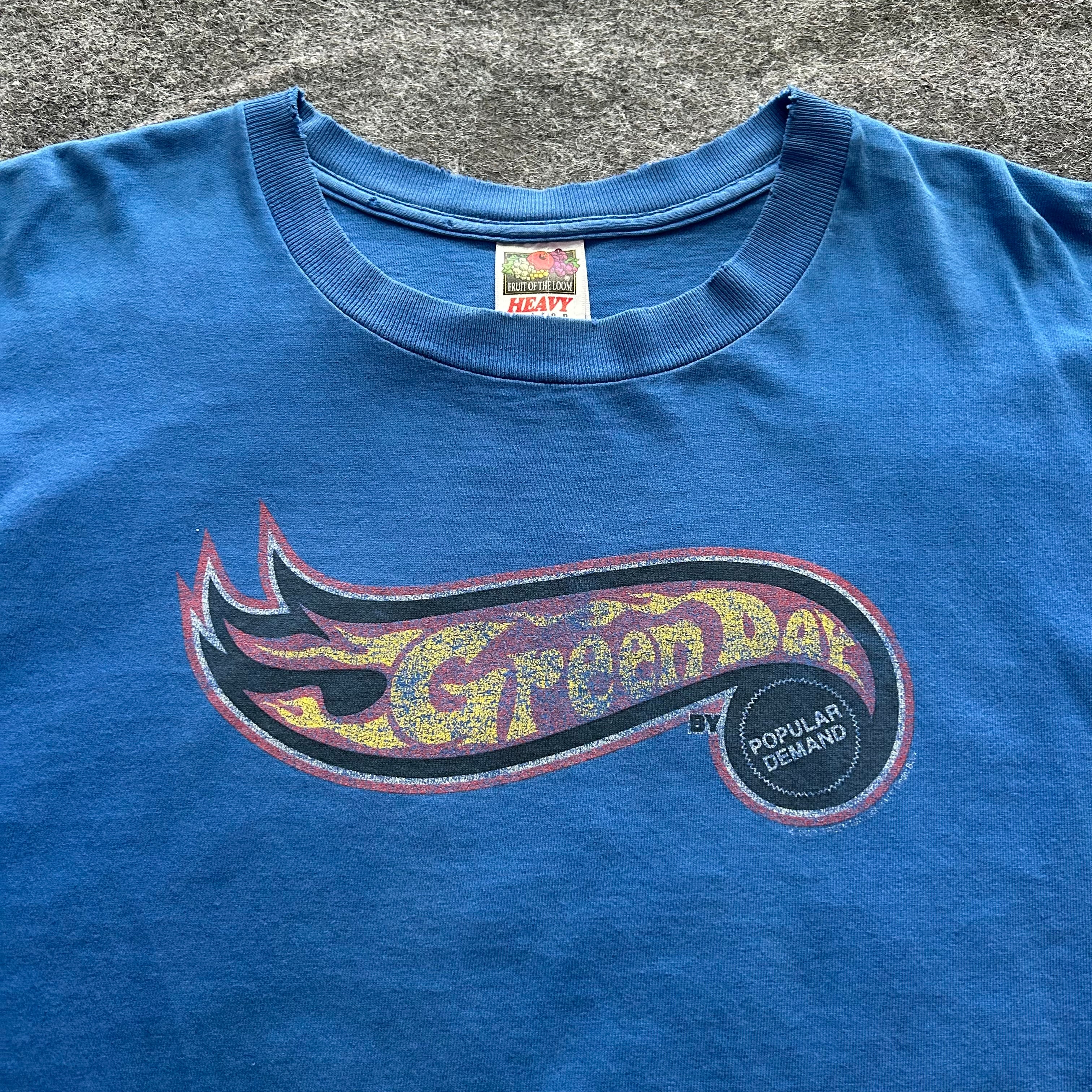 Vintage Green Day Hot Wheels Band T-shirt