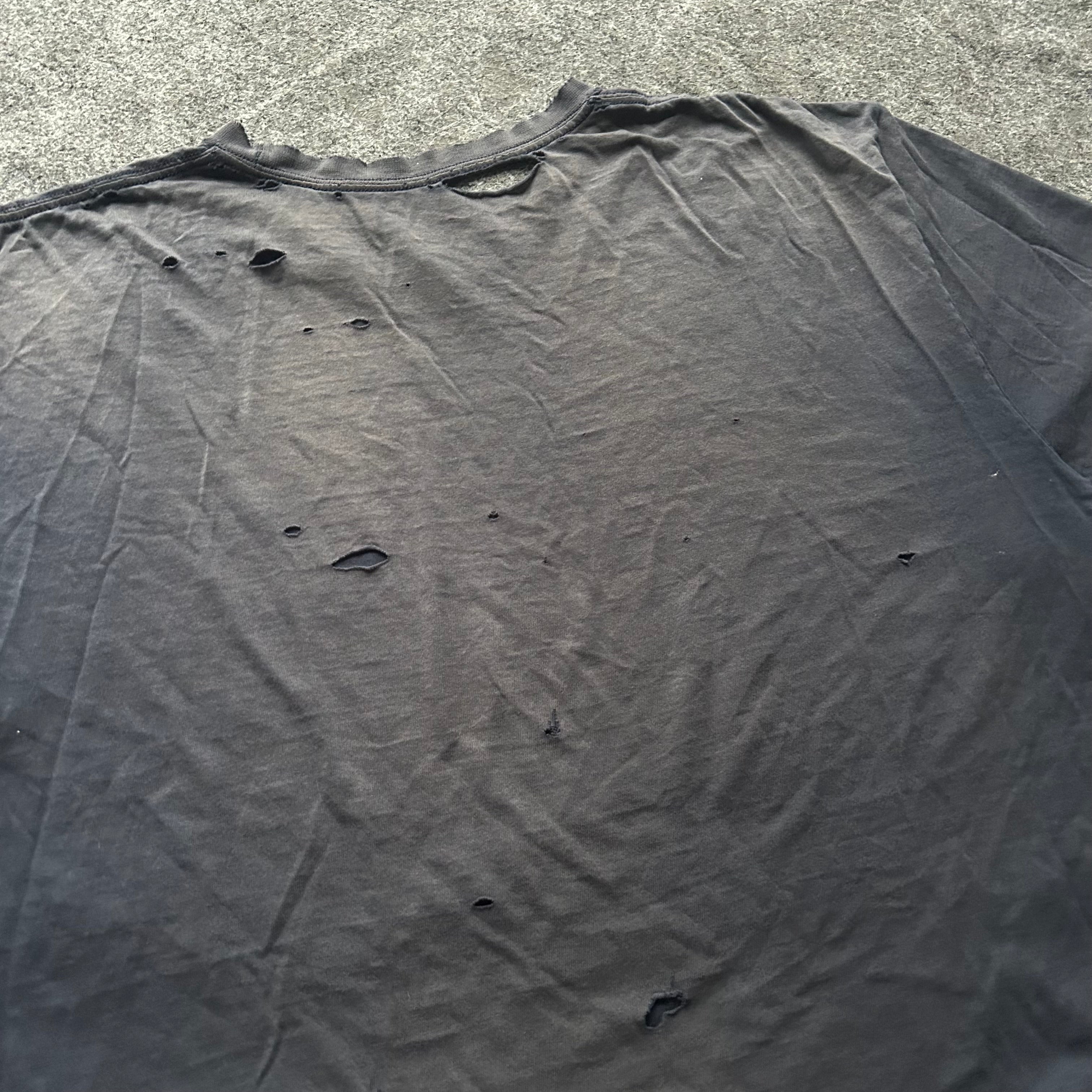 Vintage Thrashed Navy Blue Nike Blank T-shirt