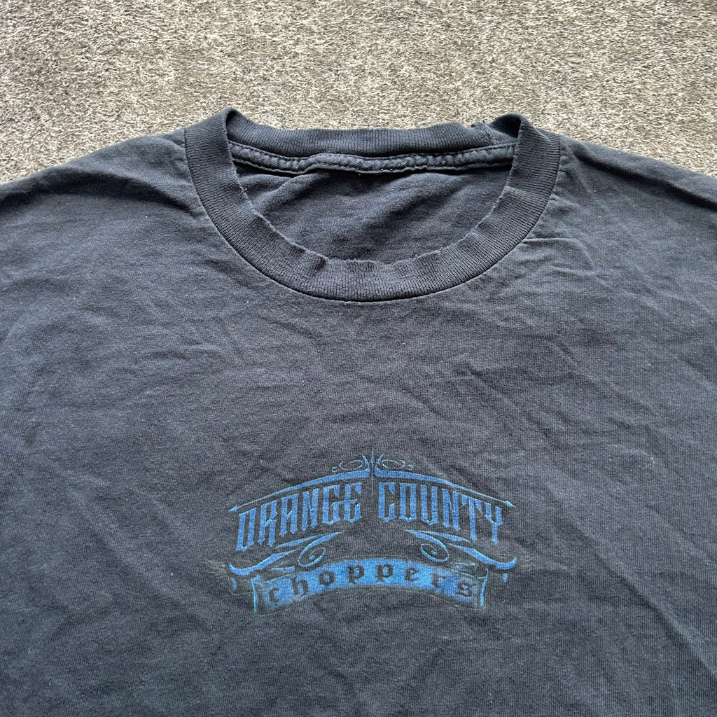 Vintage Orange County Choppers Biker Navy T-shirt