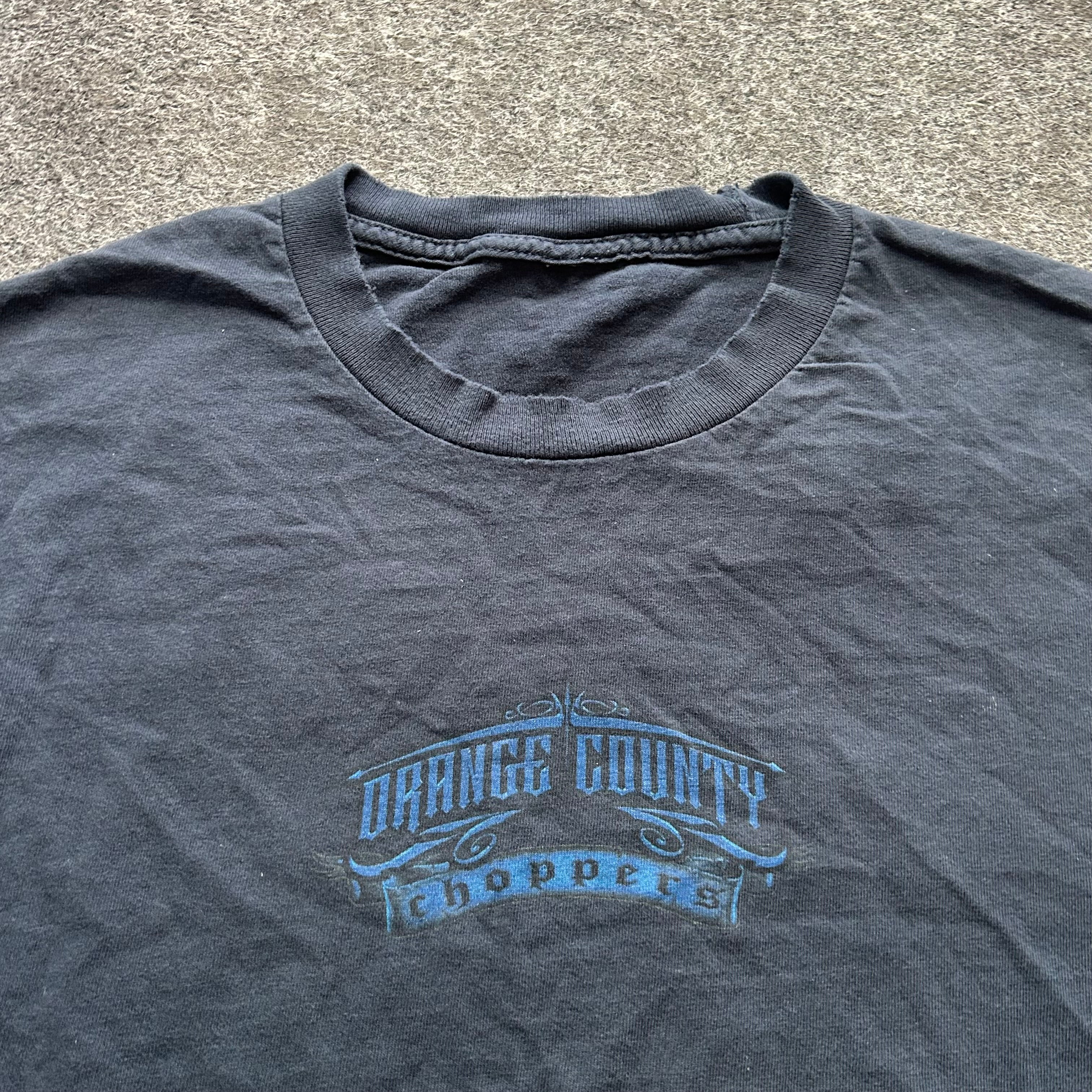 Vintage Orange County Choppers Biker Navy T-shirt
