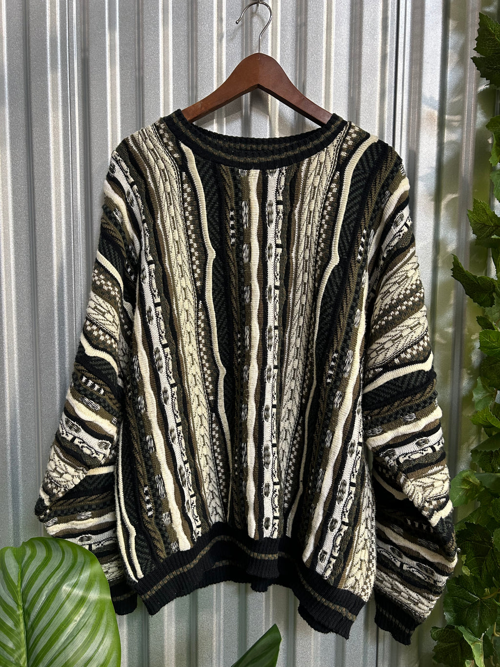 Vintage Coogi Styled Protegé Collection Knit Sweater - Size Large