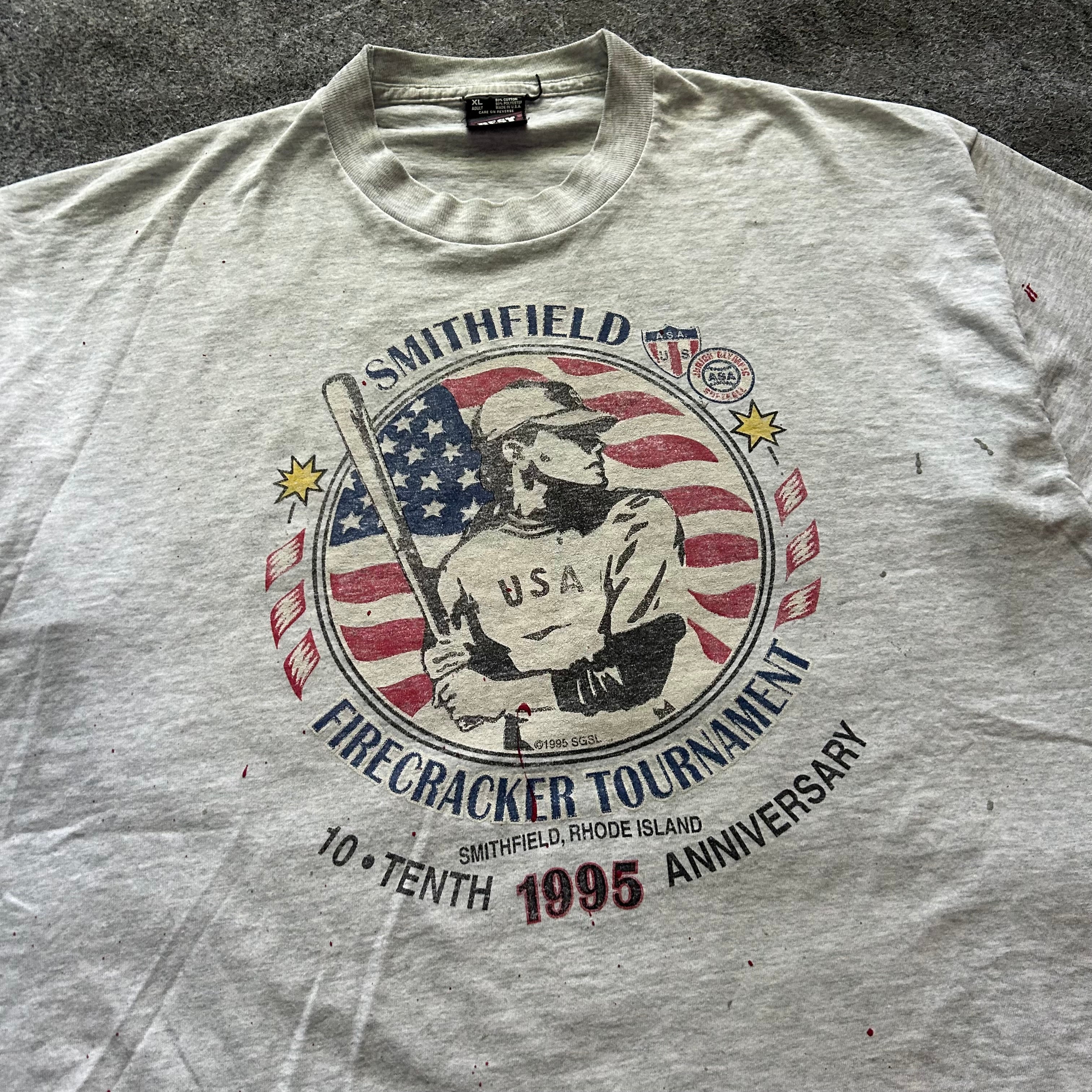Vintage Distressed Baseball Tournament T-shirt