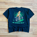 Vintage Lethal Threat Choppers Biker Pin-up T-shirt - Size 2XL