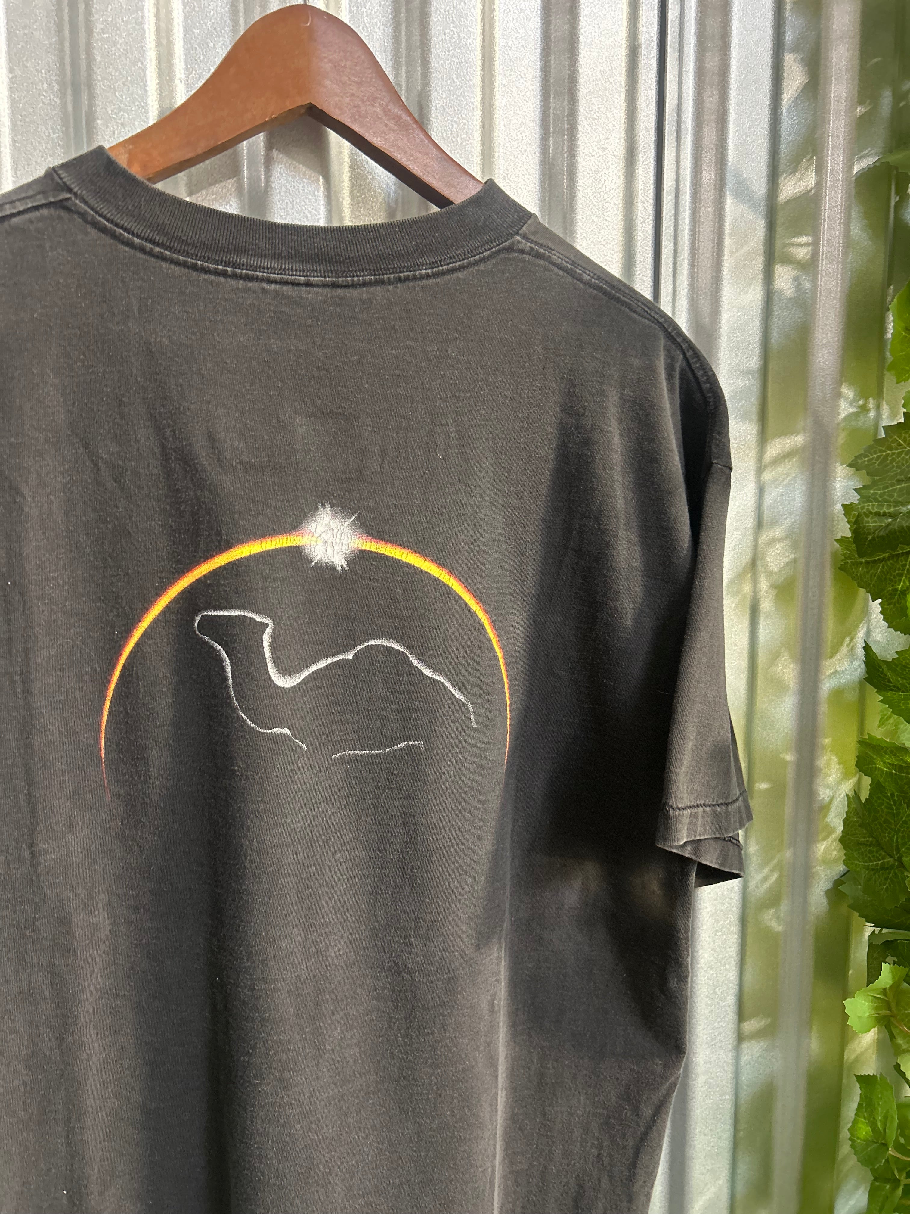 Vintage Camel Cigarettes Black Eclipse Graphic T-shirt - Size Xl