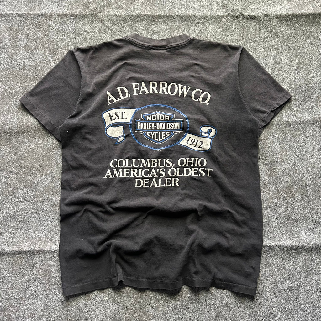 Vintage Harley Davidson Call Of The Wild Wolf T-shirt