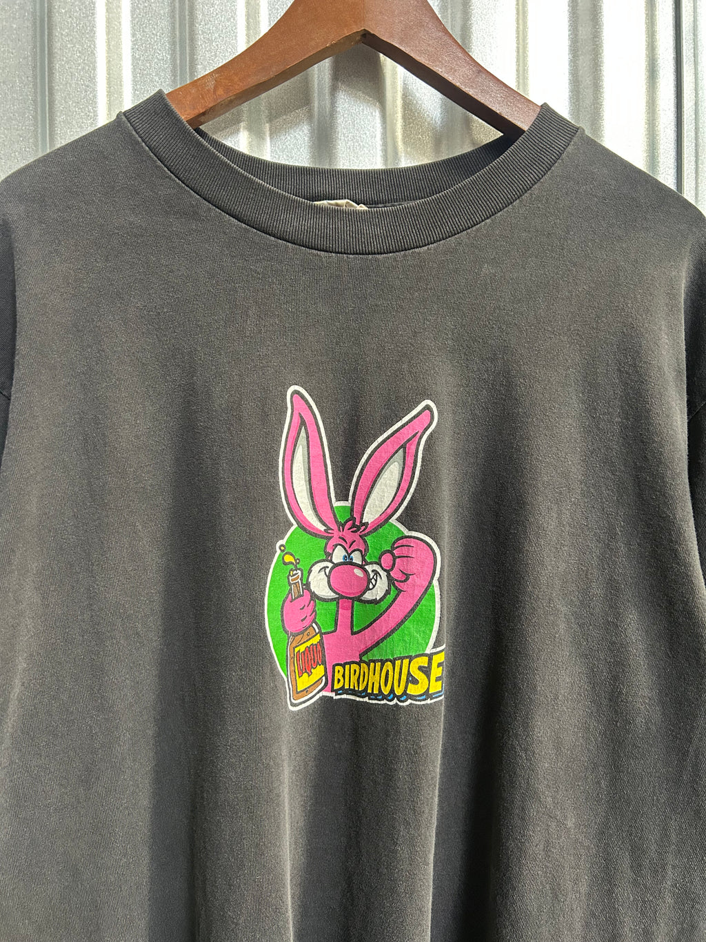 Vintage Birdhouse Skateboards Drunken Bunny T-shirt - Size Large