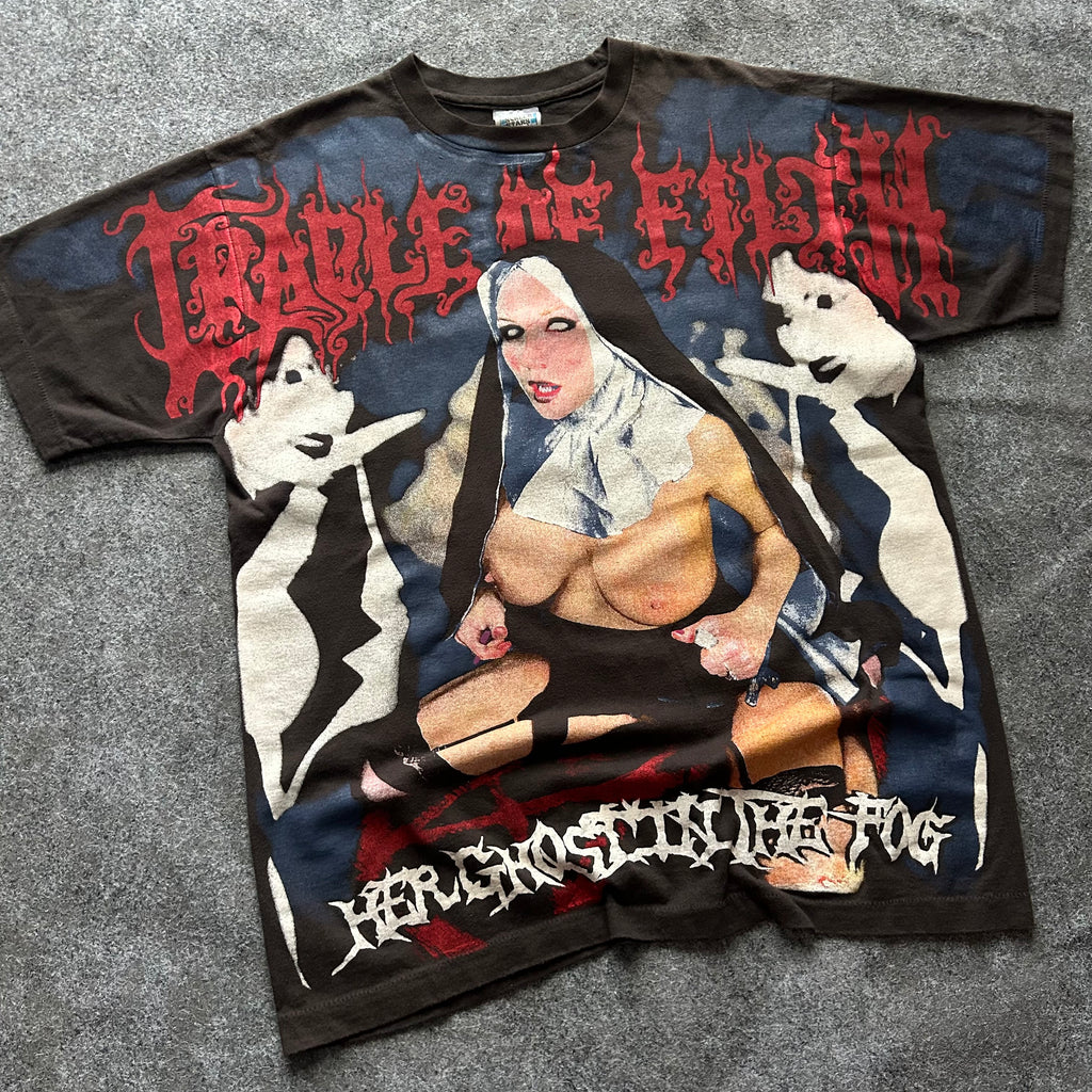 Vintage Cradle Of Filth AOP Band T-shirt