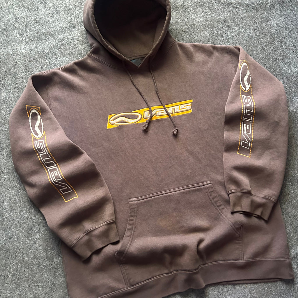 Vintage Distressed & Faded Vans Hoodie