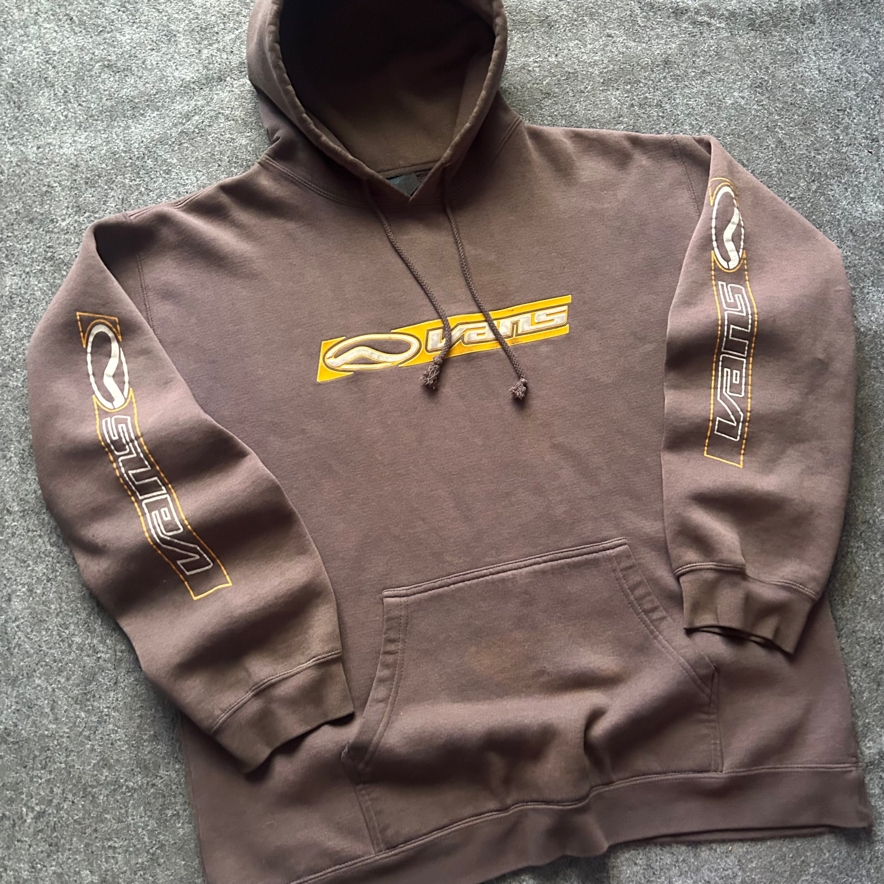 Vintage Distressed & Faded Vans Hoodie