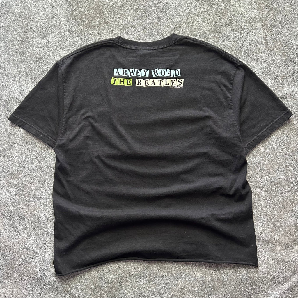 Vintage The Beatles Abbey Road Band Cropped T-shirt