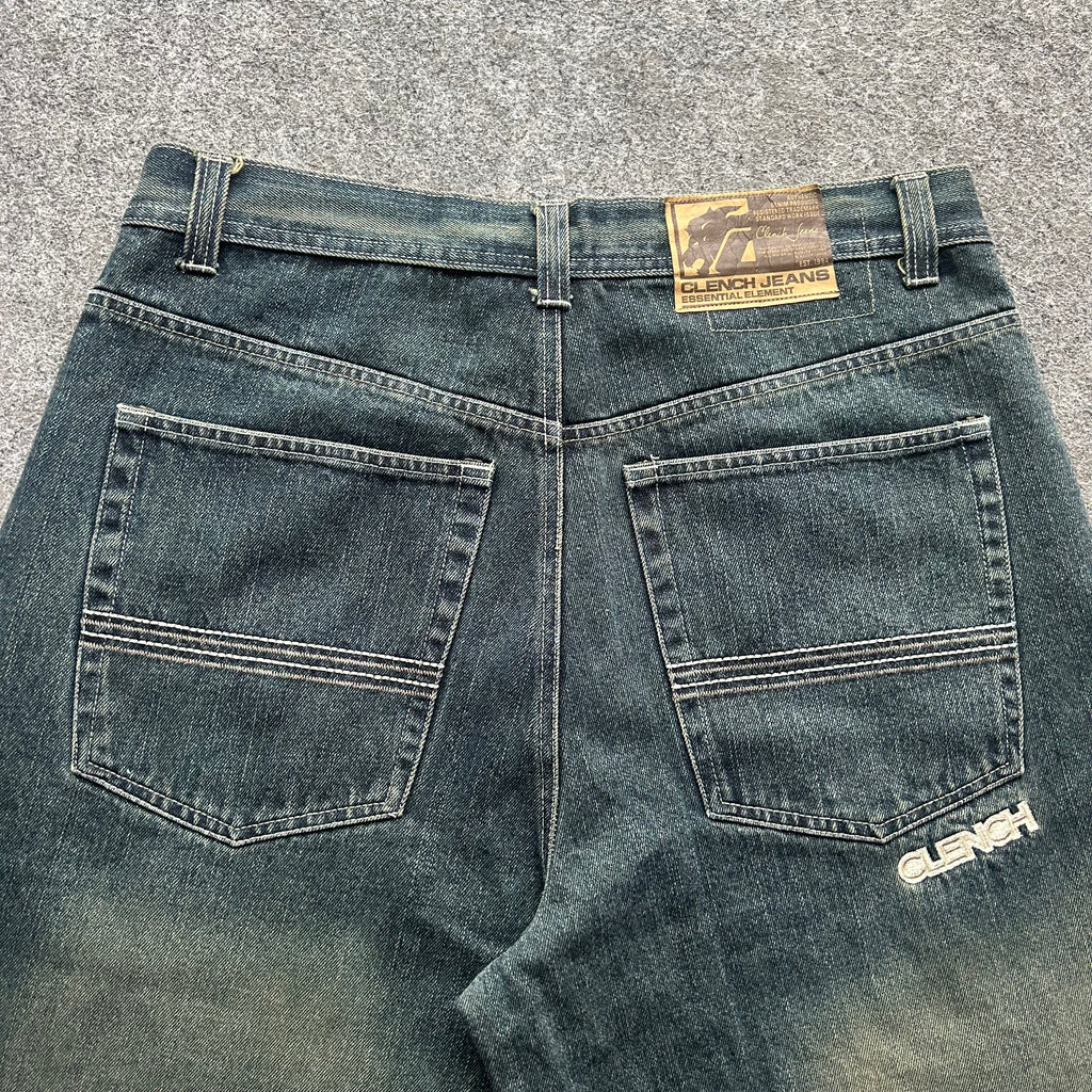 Vintage Y2K Baggy Clench Jeans Jorts