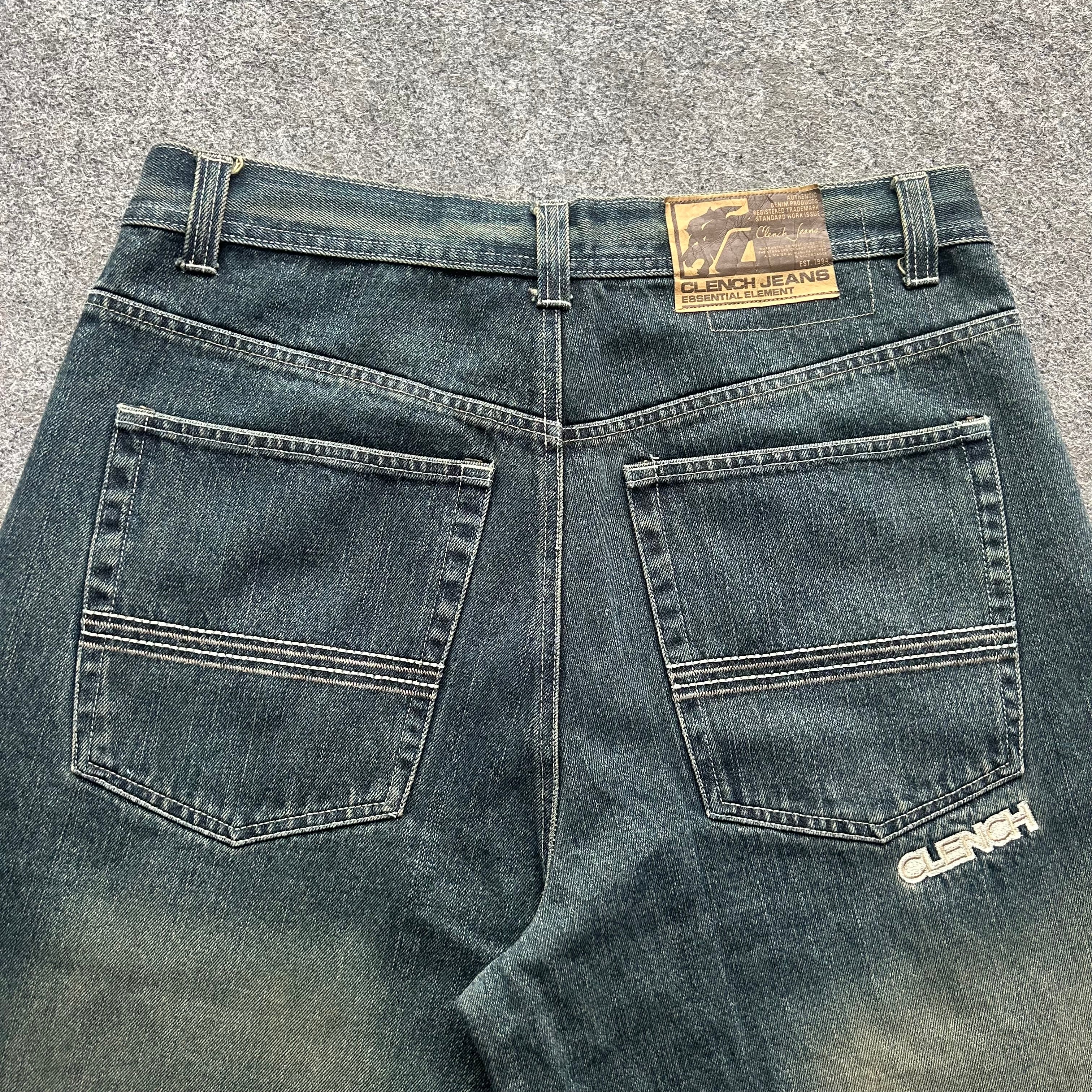 Vintage Y2K Baggy Clench Jeans Jorts