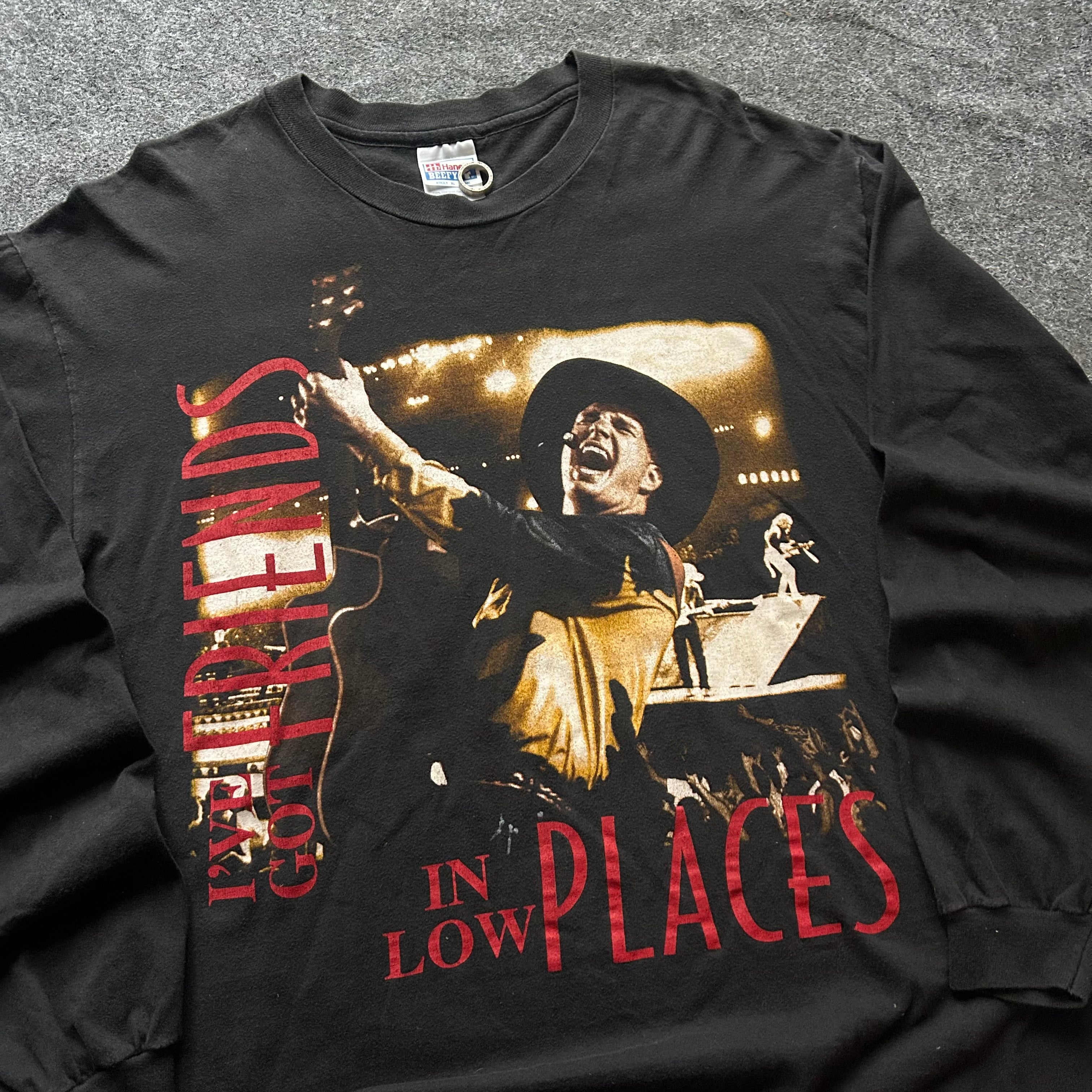 Vintage Garth Brooks Friends In Low Places Long Sleeve Shirt