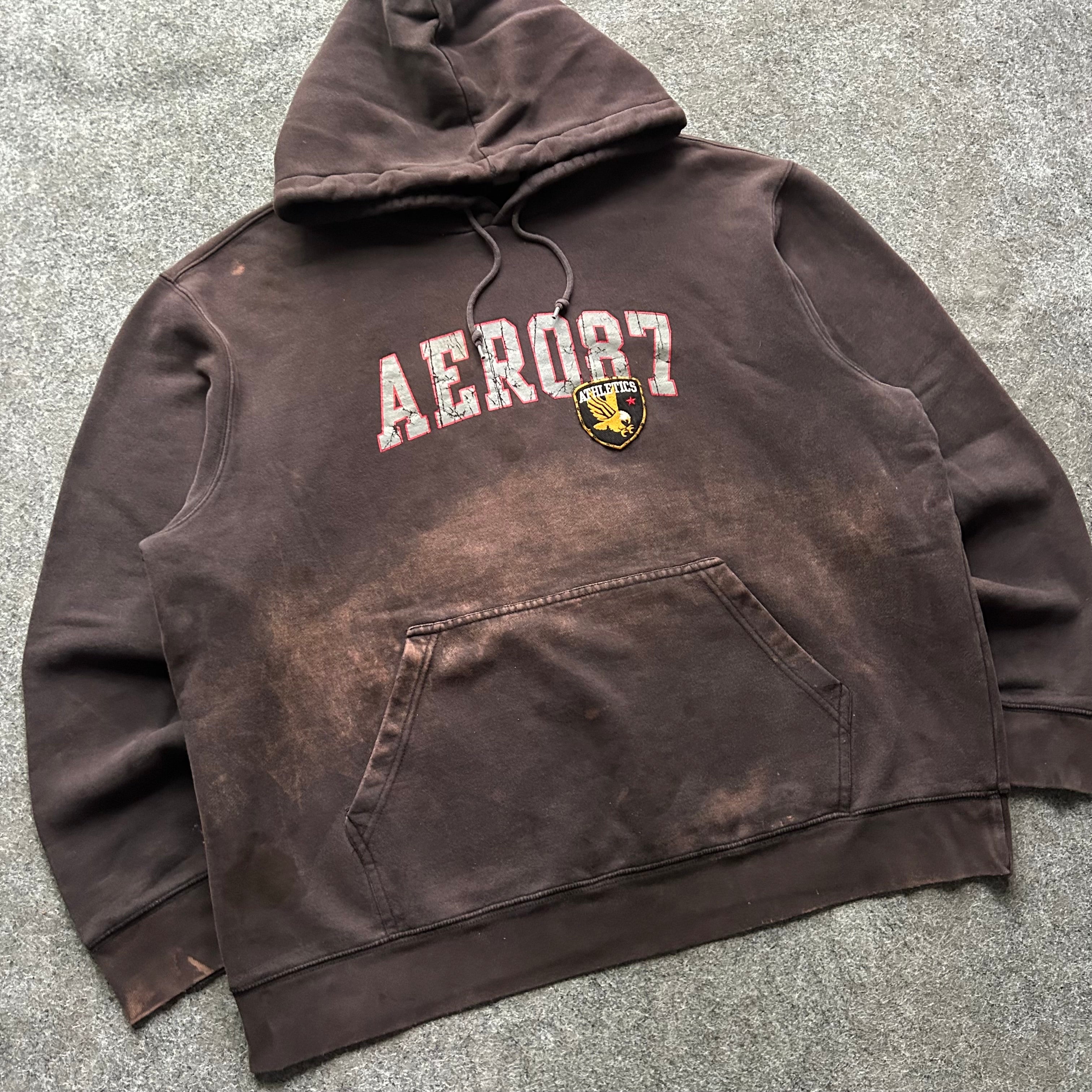 Vintage Distressed Aeropostale Aero87 Hoodie