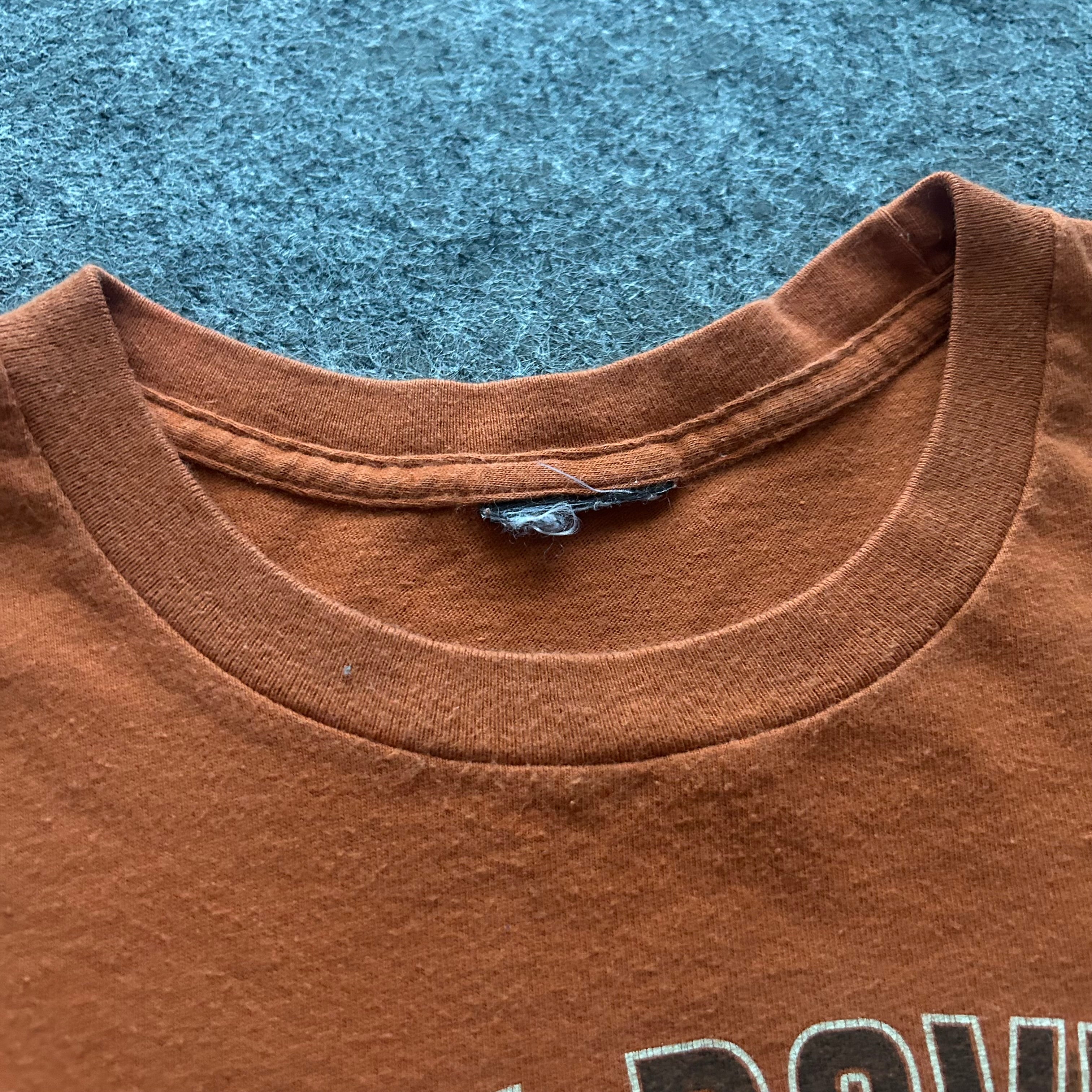 Vintage Harley Davidson Cowboys Alamo City Orange T-shirt