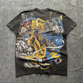 Vintage Thrashed Bad Dog Jazz AOP T-shirt