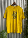 Vintage Nike Basketball Yellow T-shirt - Size Large
