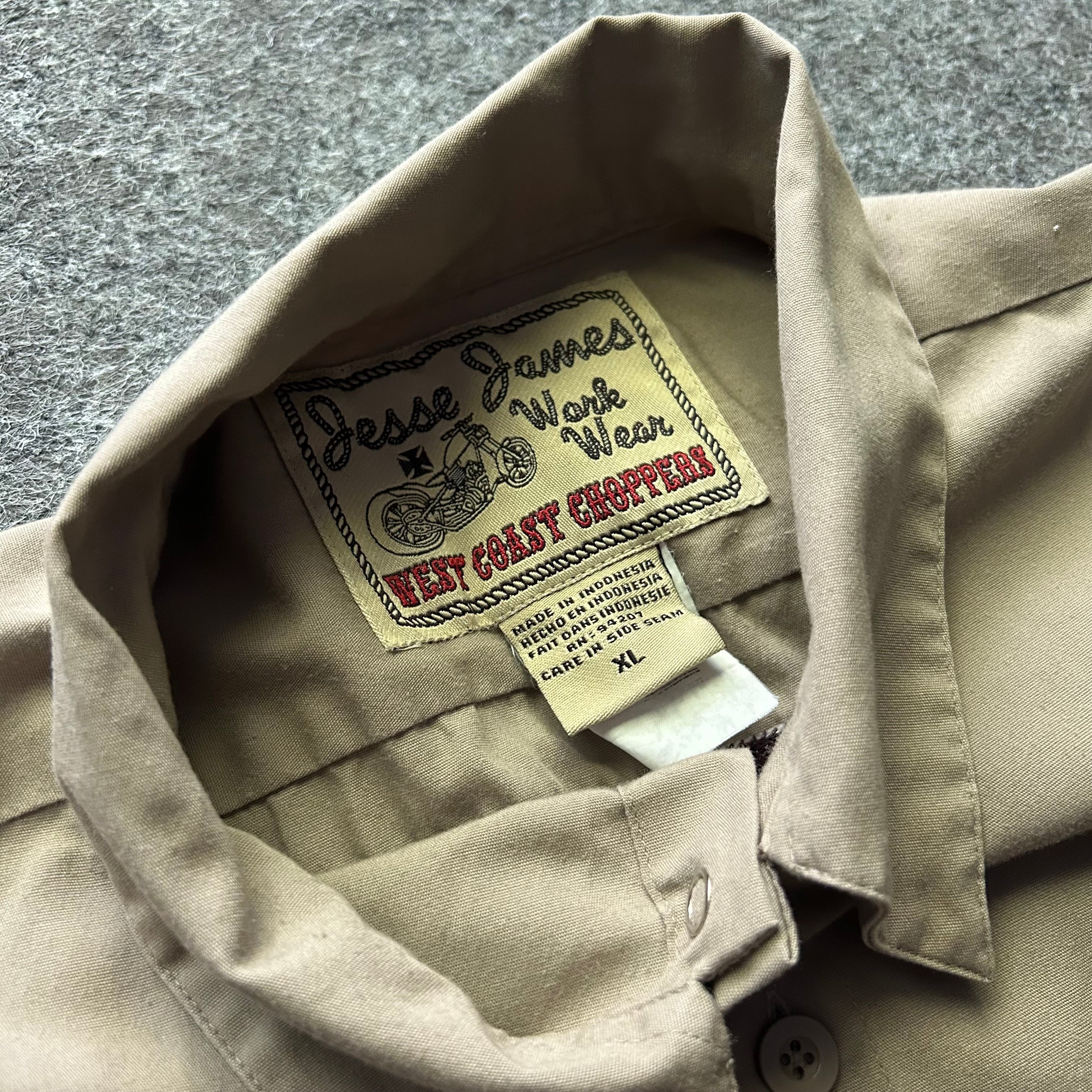 Vintage West Coast Choppers Button Up Shirt