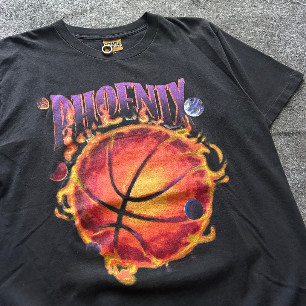 Vintage Phoenix Suns NBA Nutmeg Break Through T-shirt