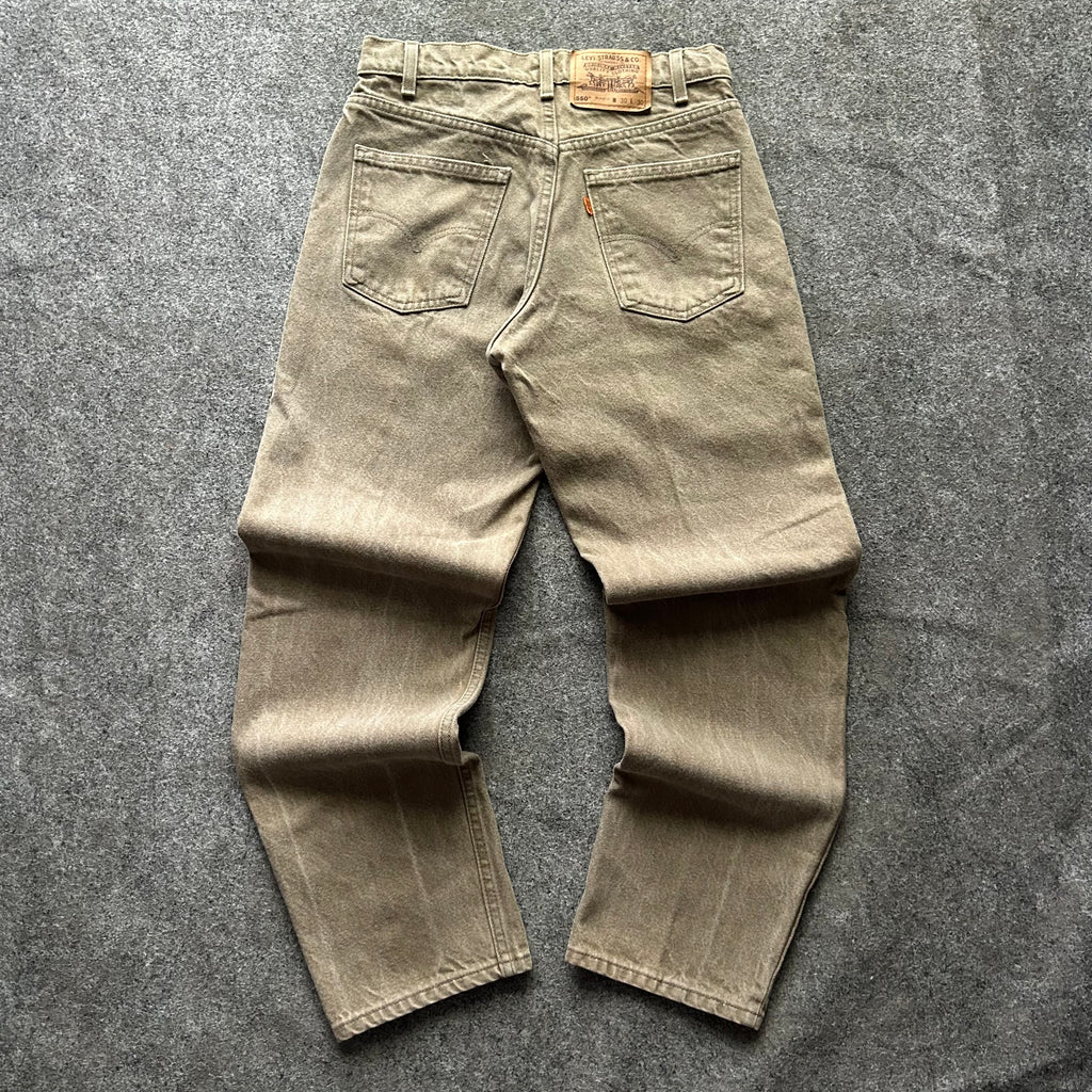 Vintage Green Levi’s 550 Orange Tab Jeans