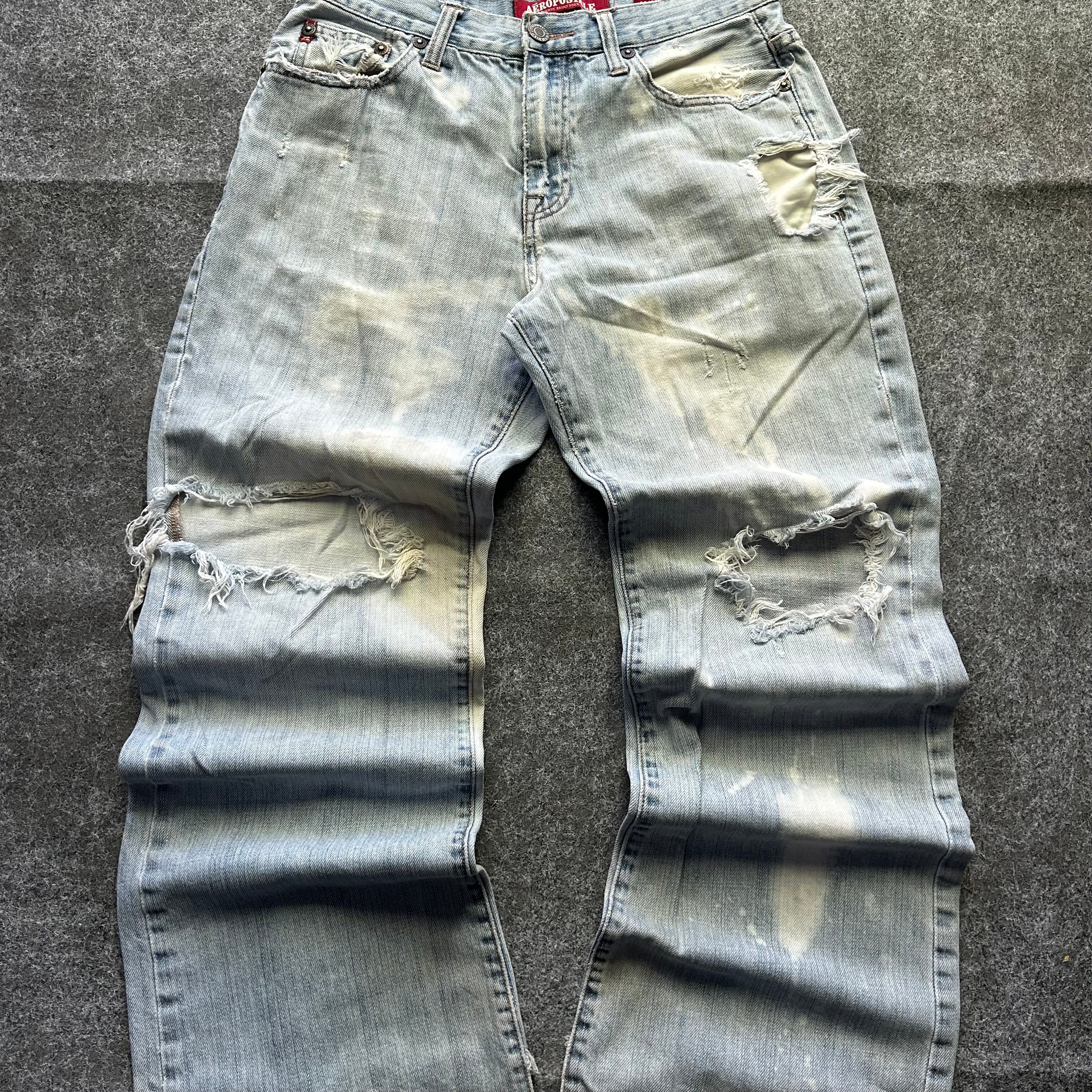 Vintage Distressed Aeropostale Bootcut Jeans