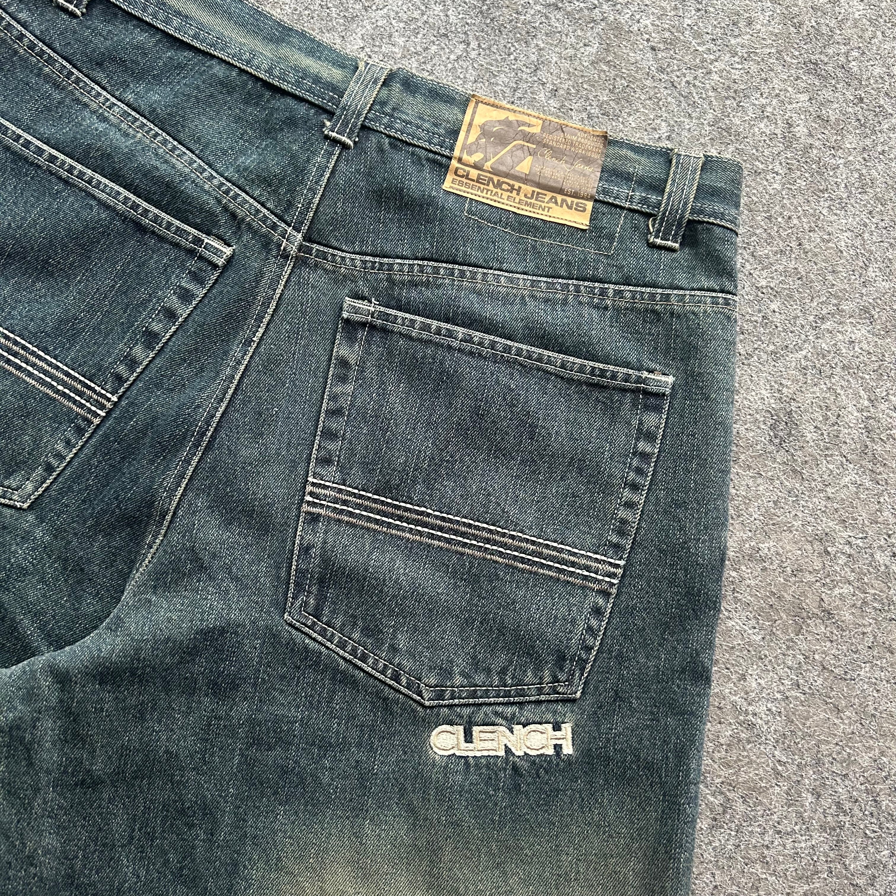 Vintage Y2K Baggy Clench Jeans Jorts