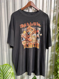 Vintage “Old Dog, Bury A Bone” Parody Faded T-shirt - Size 2XL