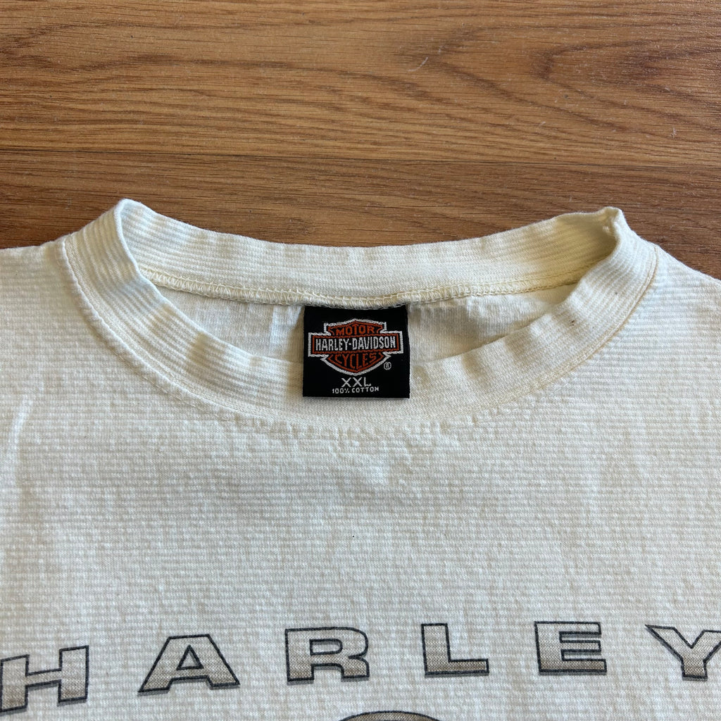 Vintage Harley Davidson Center Wing T-shirt - Size 2XL