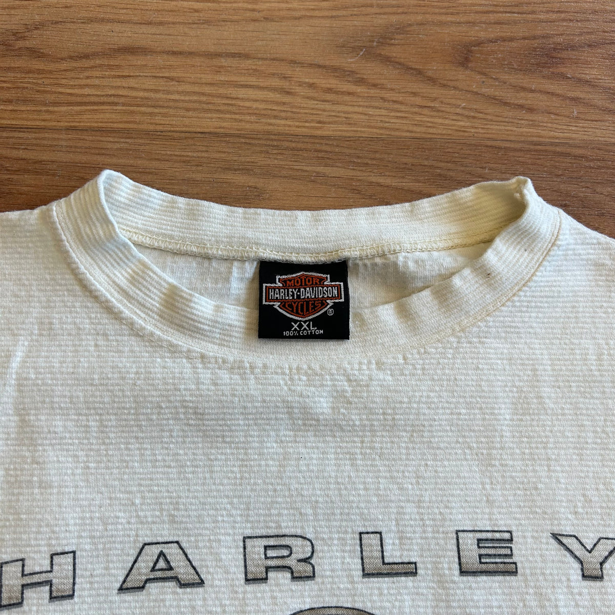 Vintage Harley Davidson Center Wing T-shirt - Size 2XL
