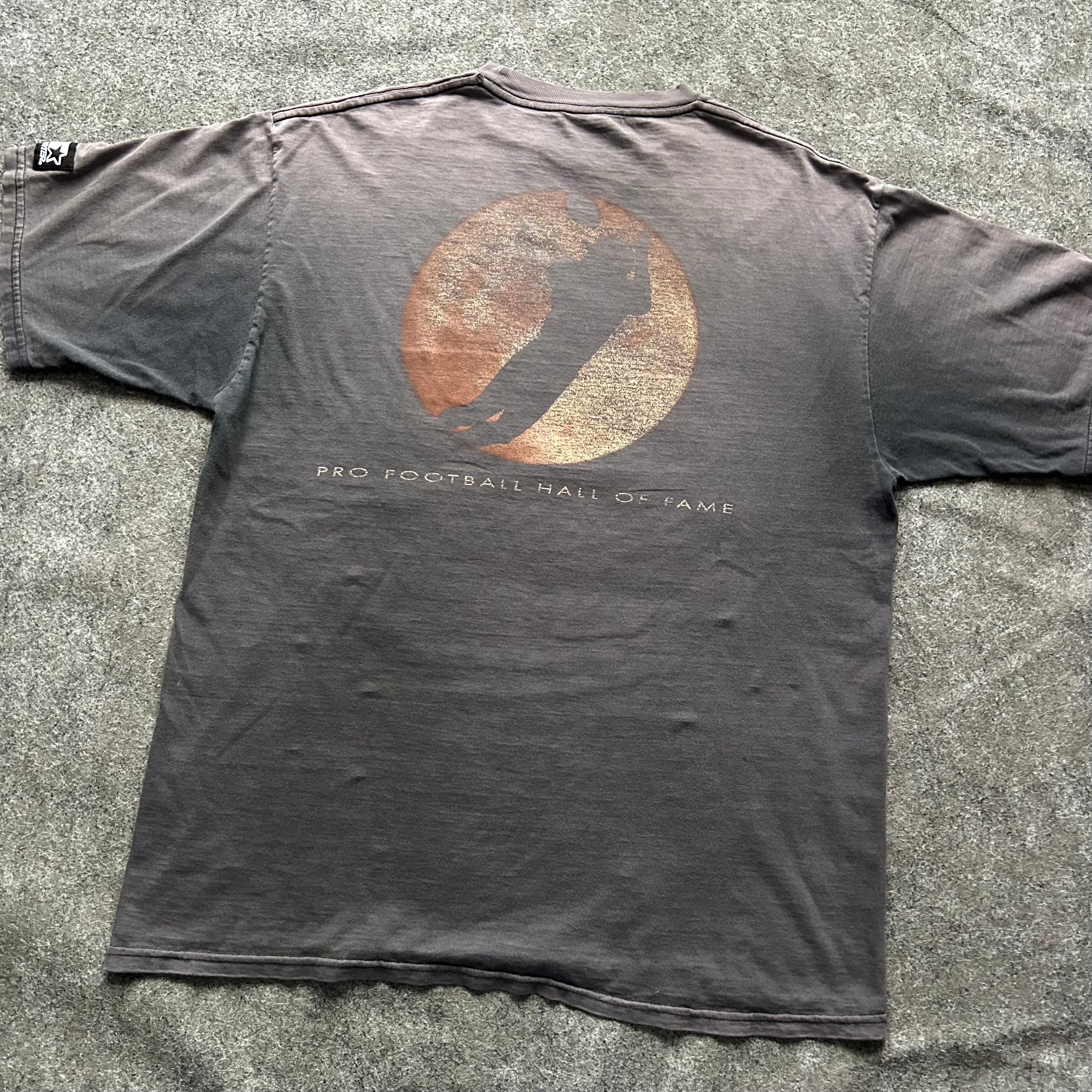 Vintage Faded Pro Football Hall Of Fame Starter T-shirt