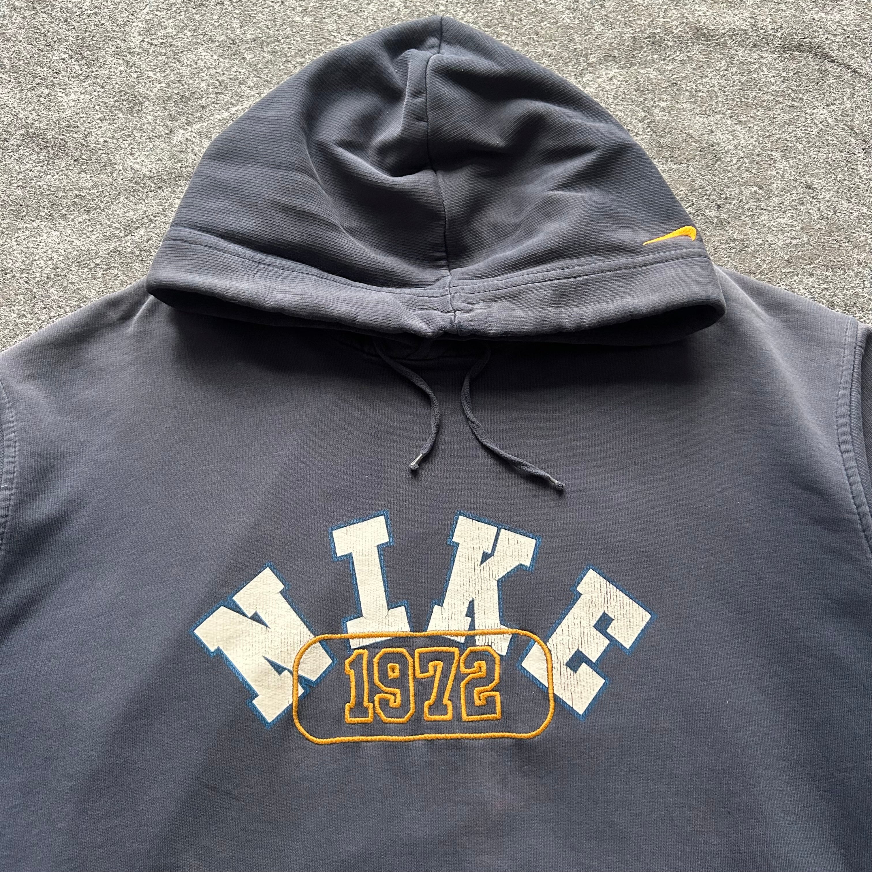 Vintage Nike Faded Navy Blue Hoodie