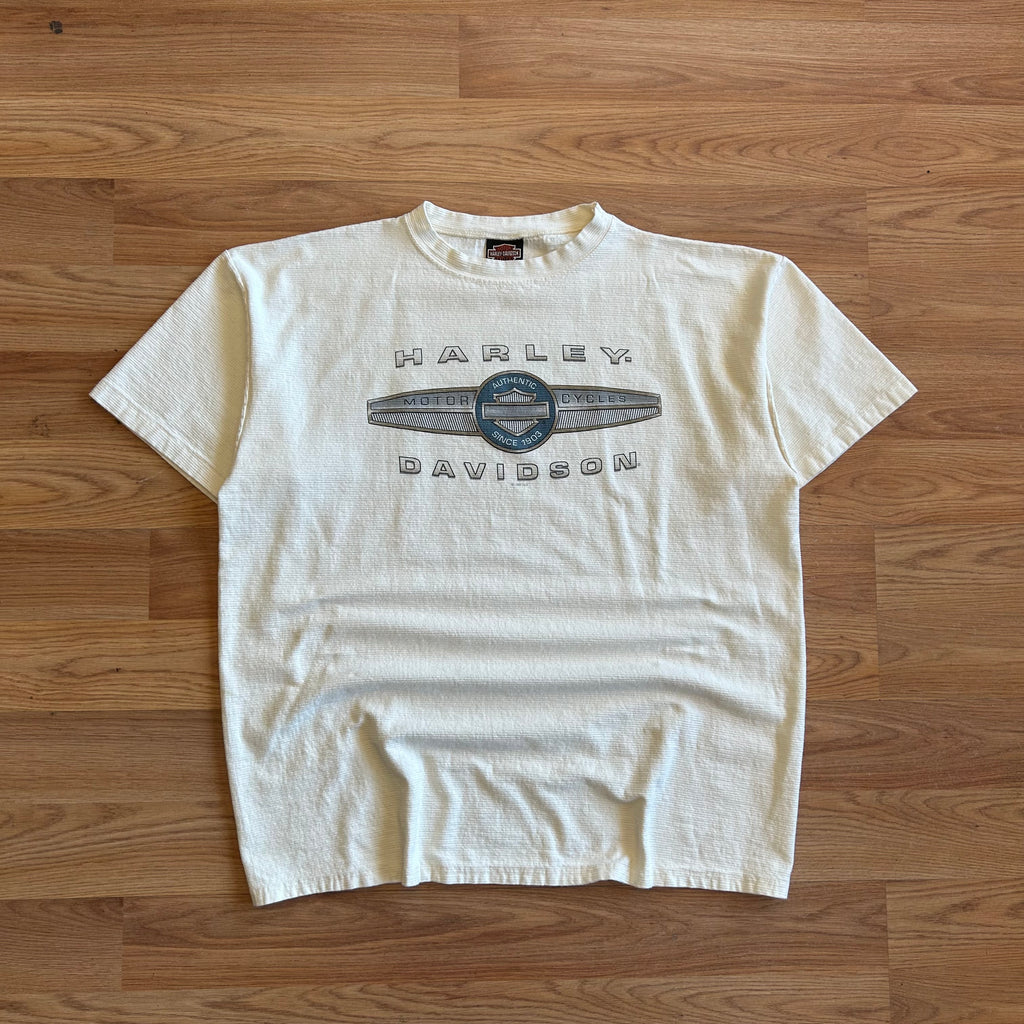 Vintage Harley Davidson Center Wing T-shirt - Size 2XL