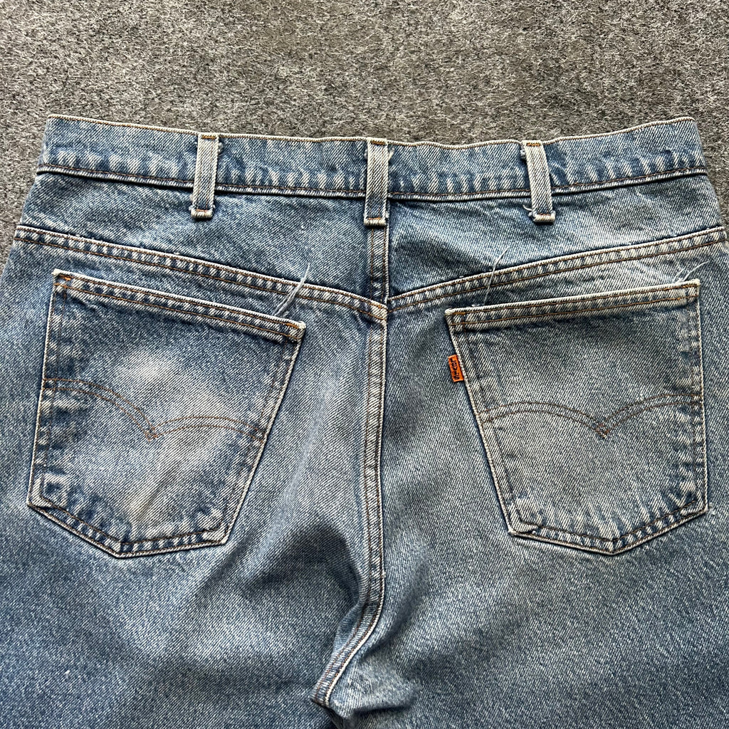Vintage Faded Blue Levi’s Orange Tab Jeans