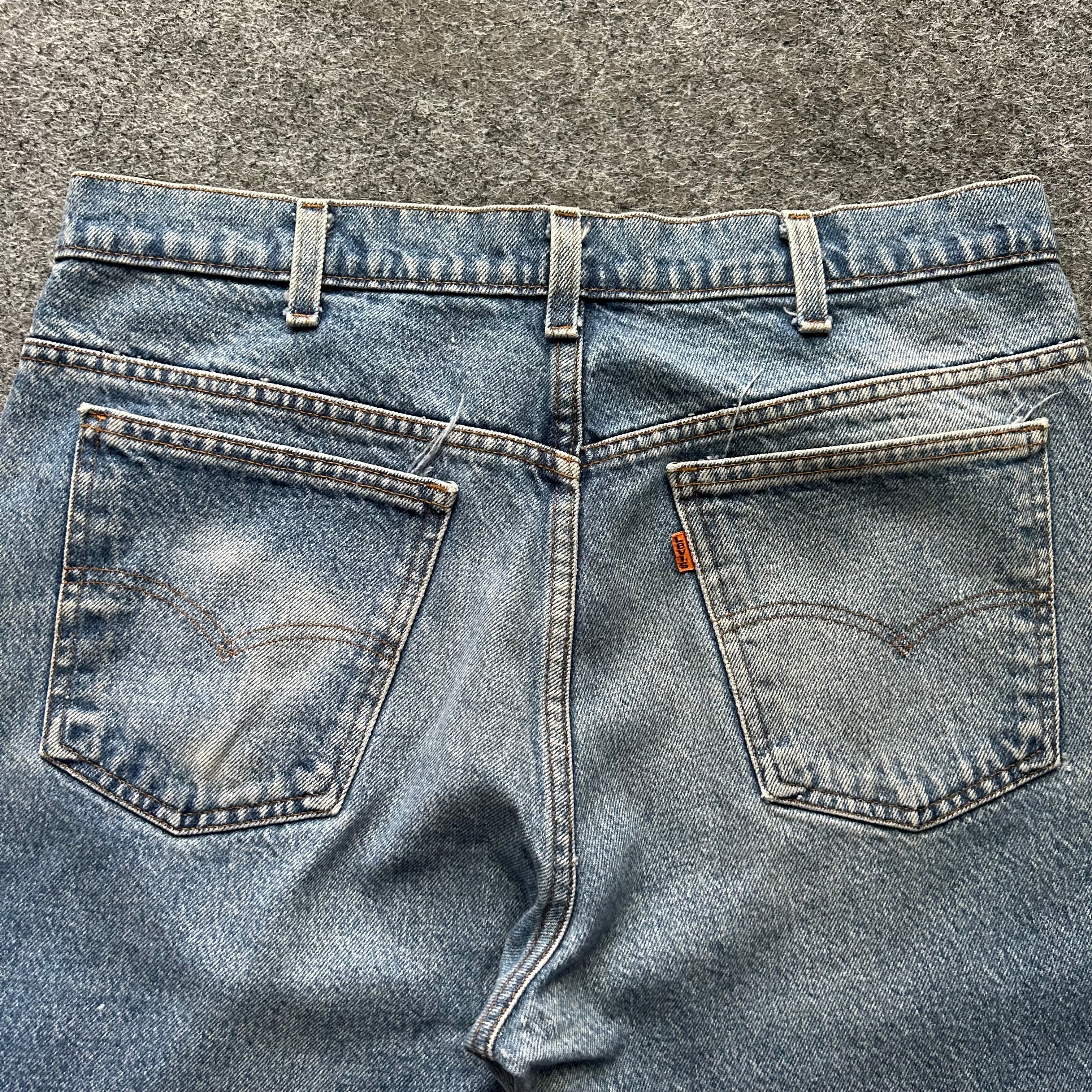 Vintage Faded Blue Levi’s Orange Tab Jeans