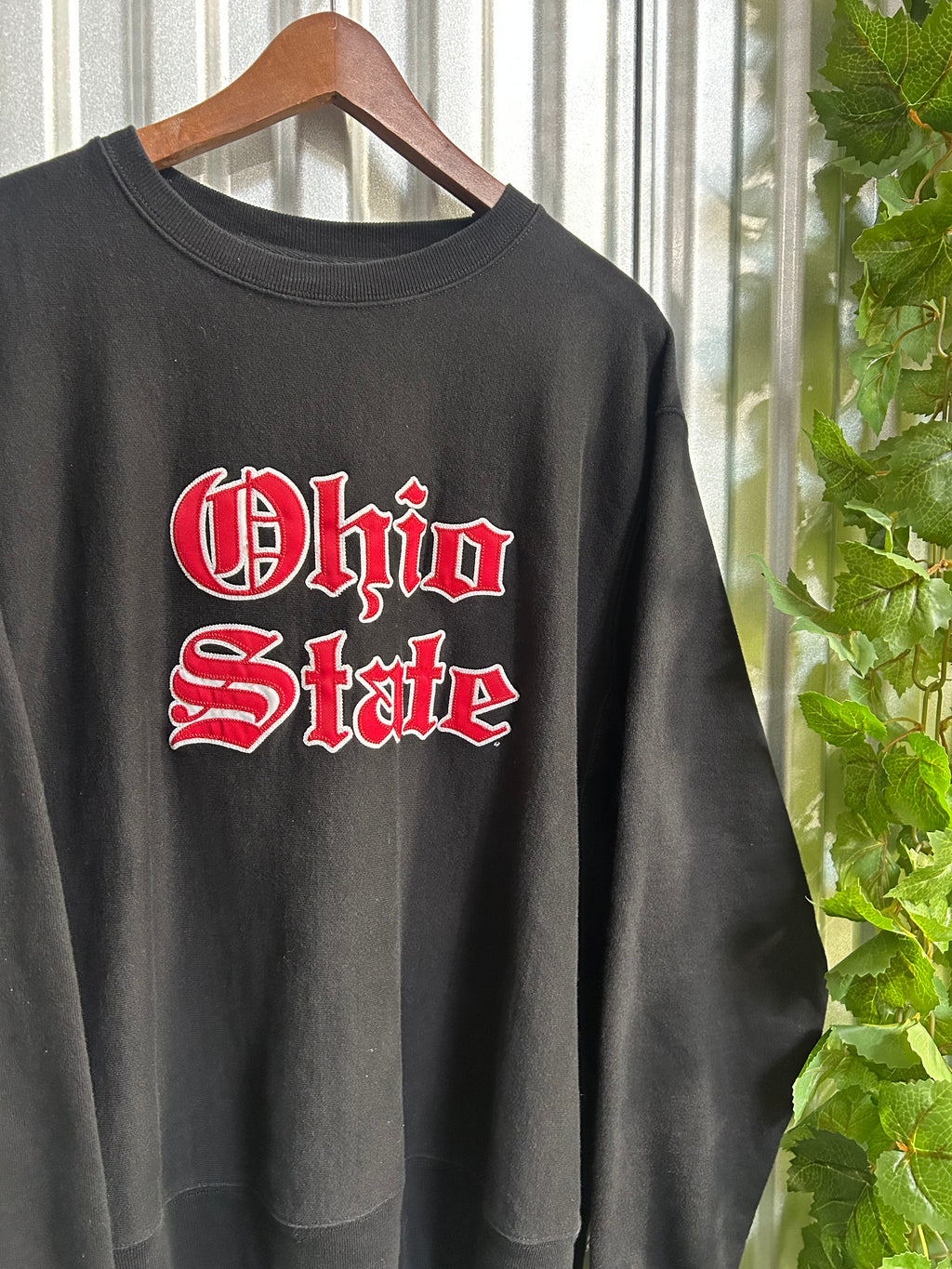 Vintage Ohio State Old English Champion Reverse Weave Crewneck- Size Large