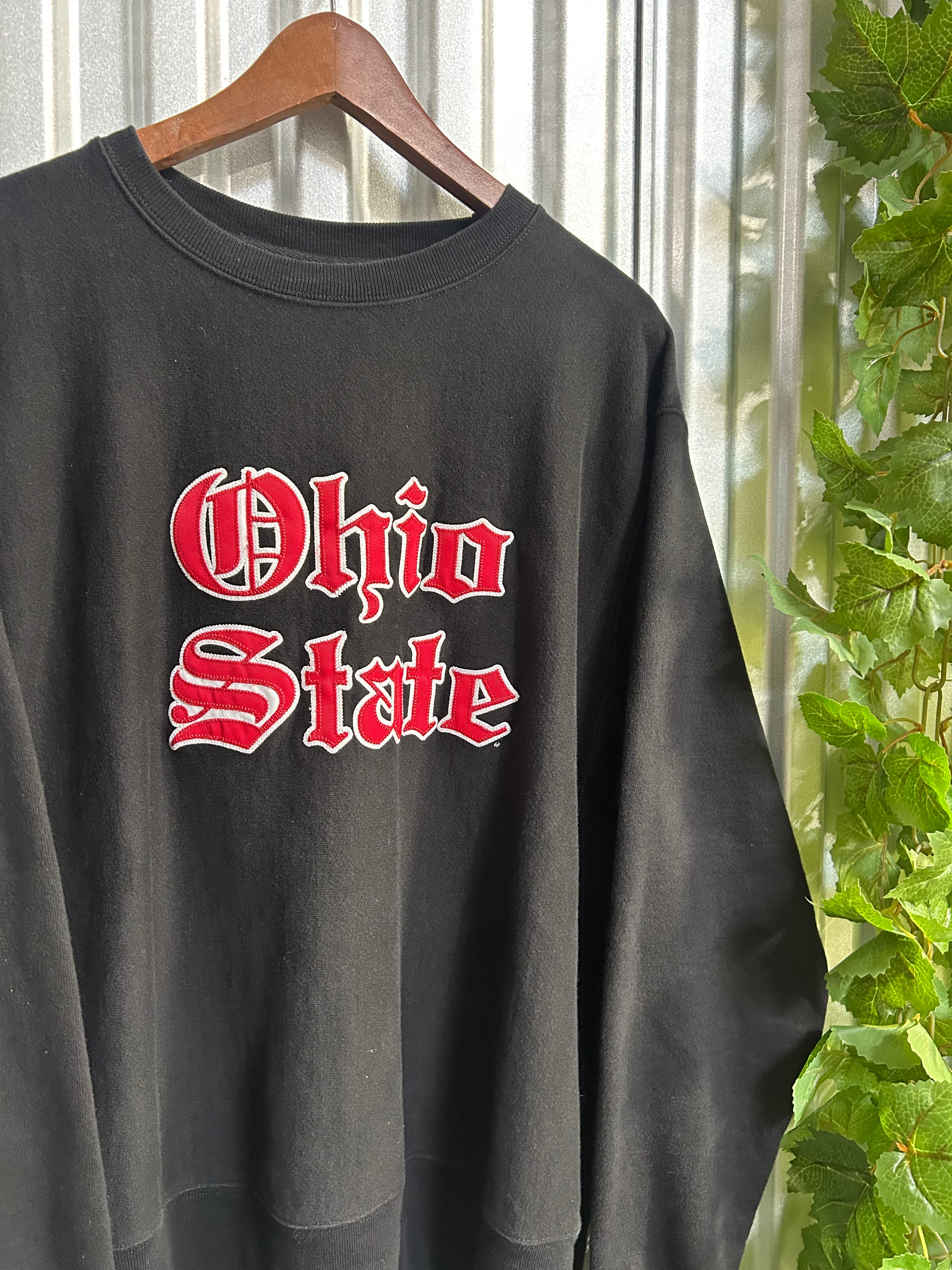 Vintage Ohio State Old English Champion Reverse Weave Crewneck- Size Large