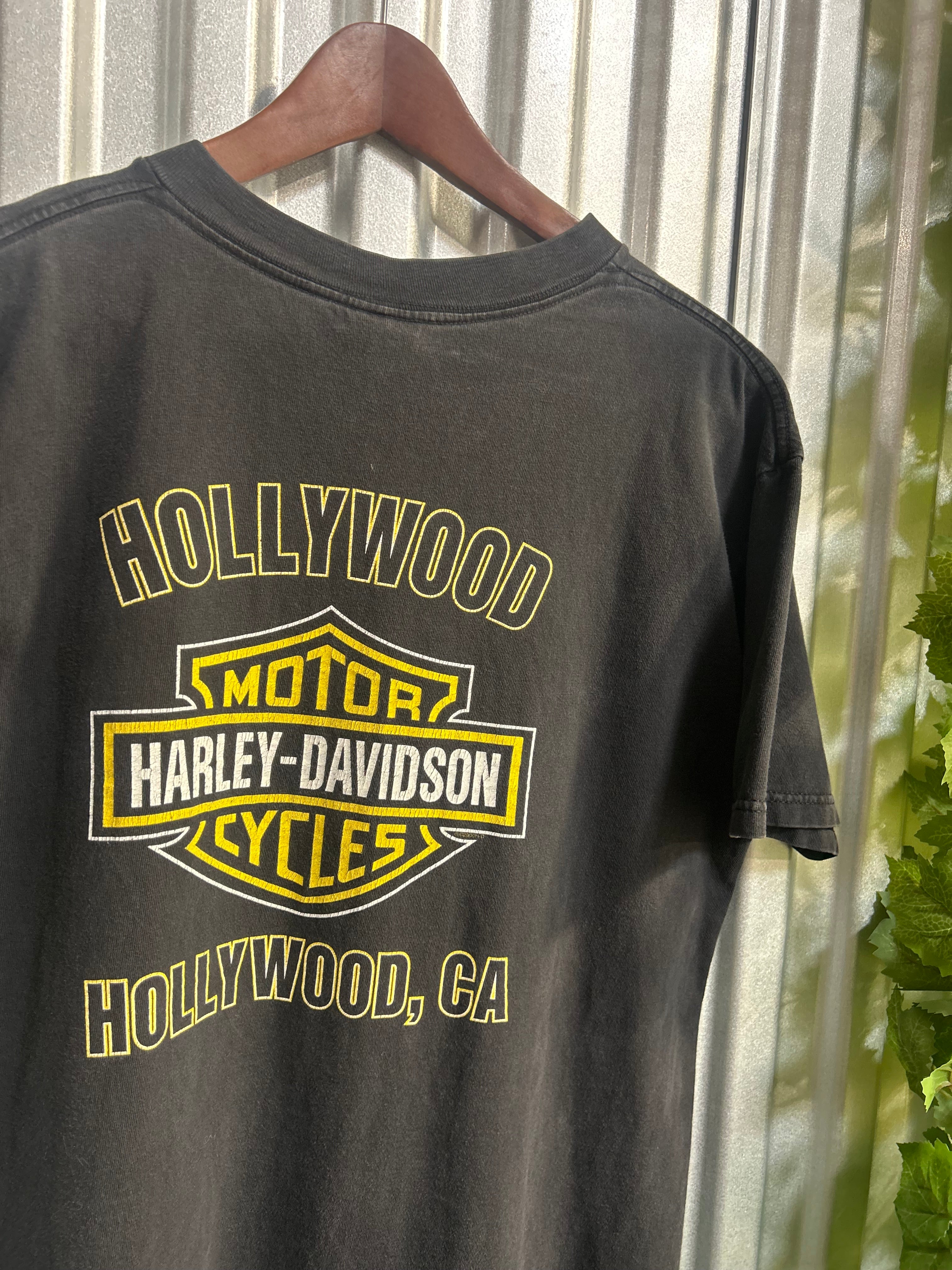 Vintage Harley Davidson Hollywood, California “Lion” T-shirt - Size Large