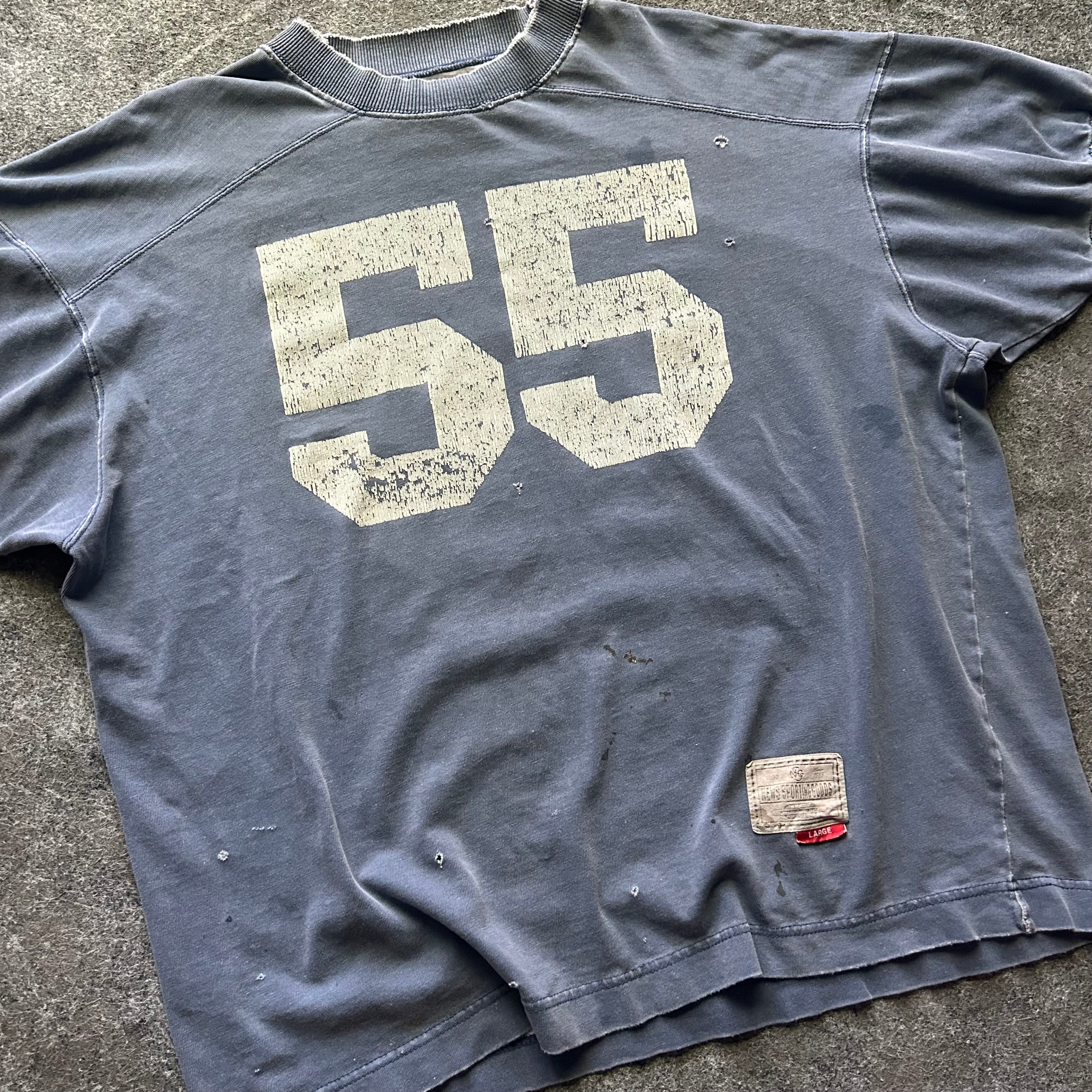 Vintage Distressed Football Jersey Shirt