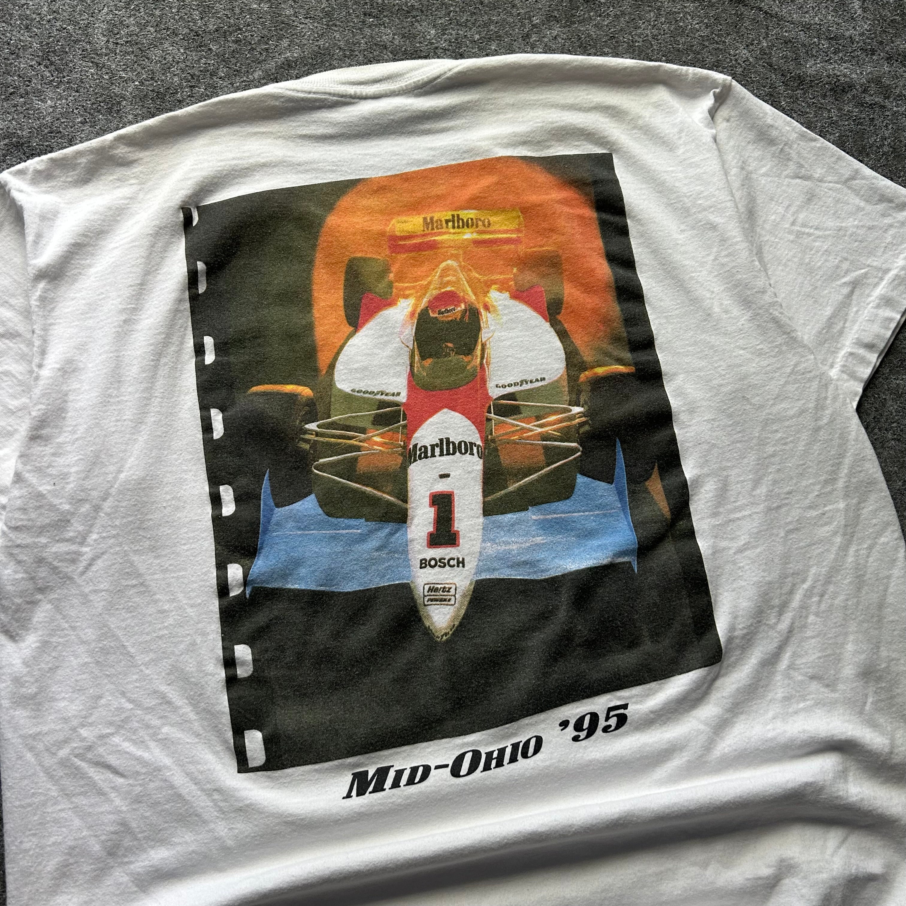 Vintage Marlboro Mid-Ohio Racing Pocket T-shirt